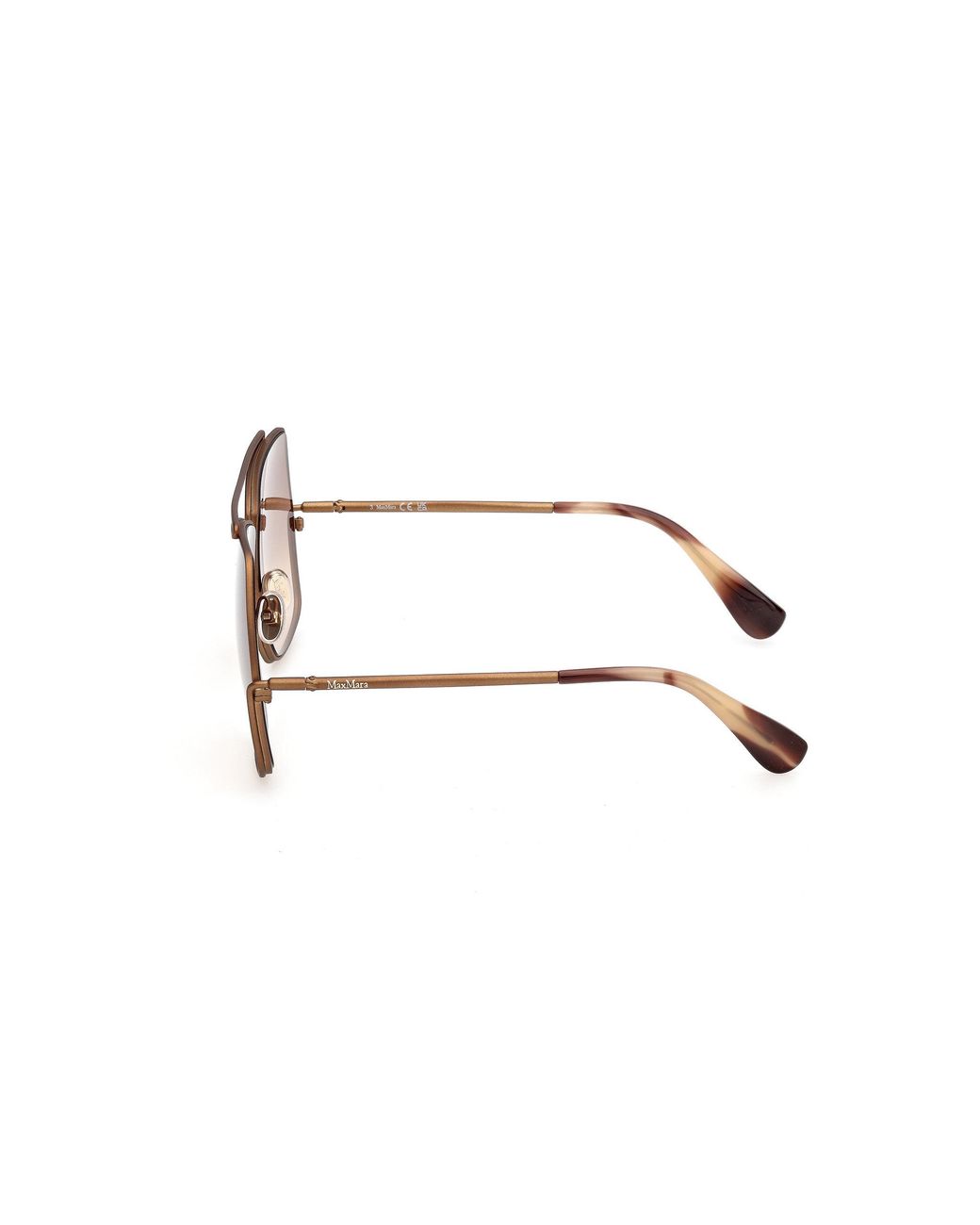 Max Mara Black Mm0006 Elsa 47F Sunglasses Metal Geometric Normal