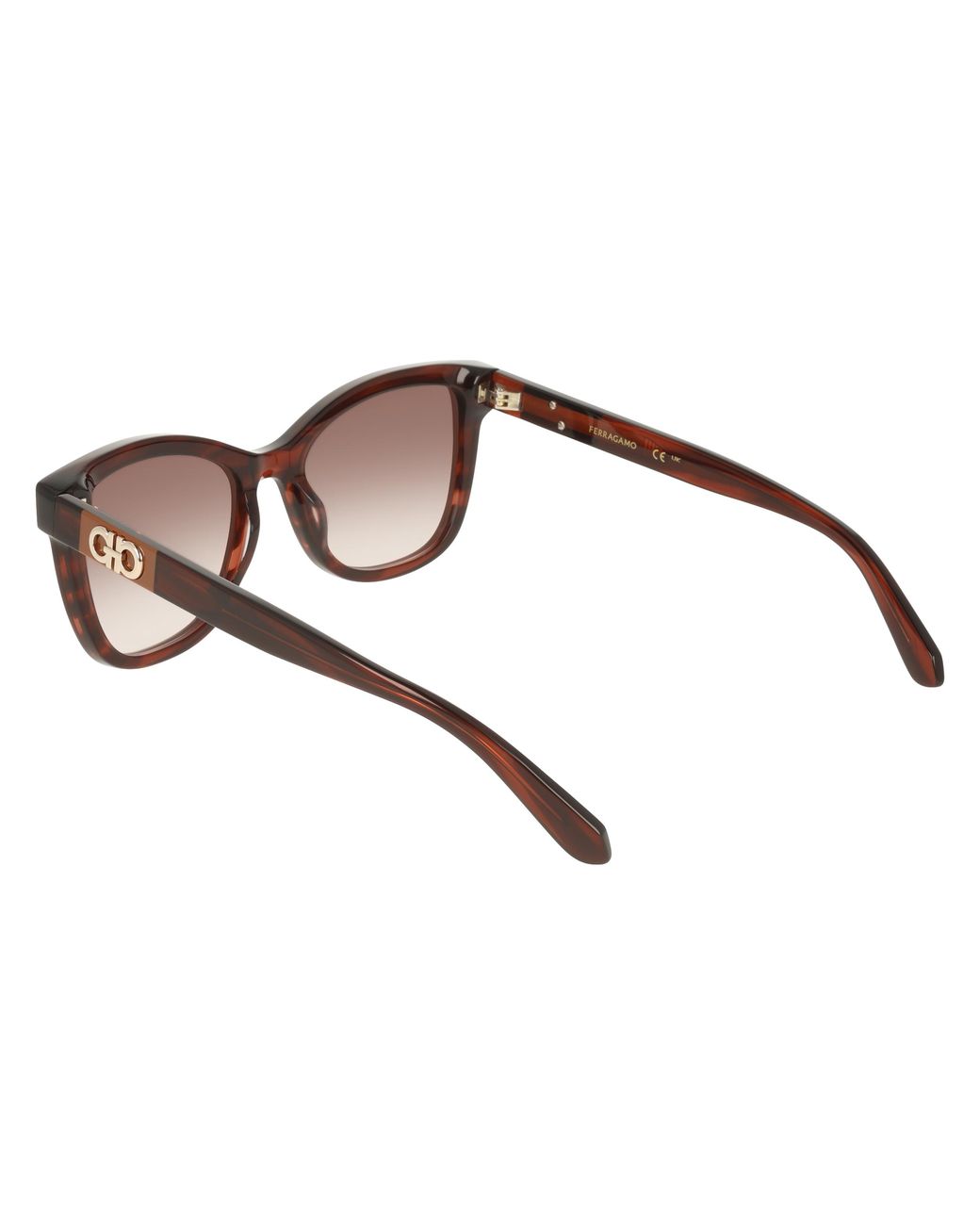 Ferragamo Black Sf2108S 656 Sunglasses Acetate Squared Normal