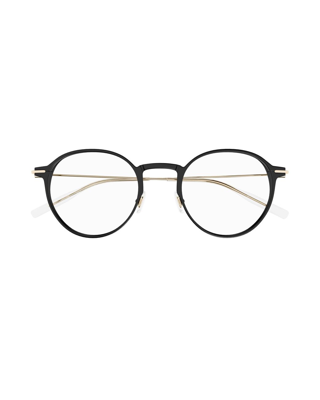 Montblanc Black Mb0357O 001 Optical Frames Transparent Round for men