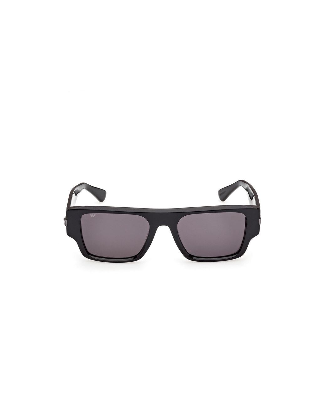 Web Black We0401 01A Sunglasses Acetate Smoke Squared Normal for men