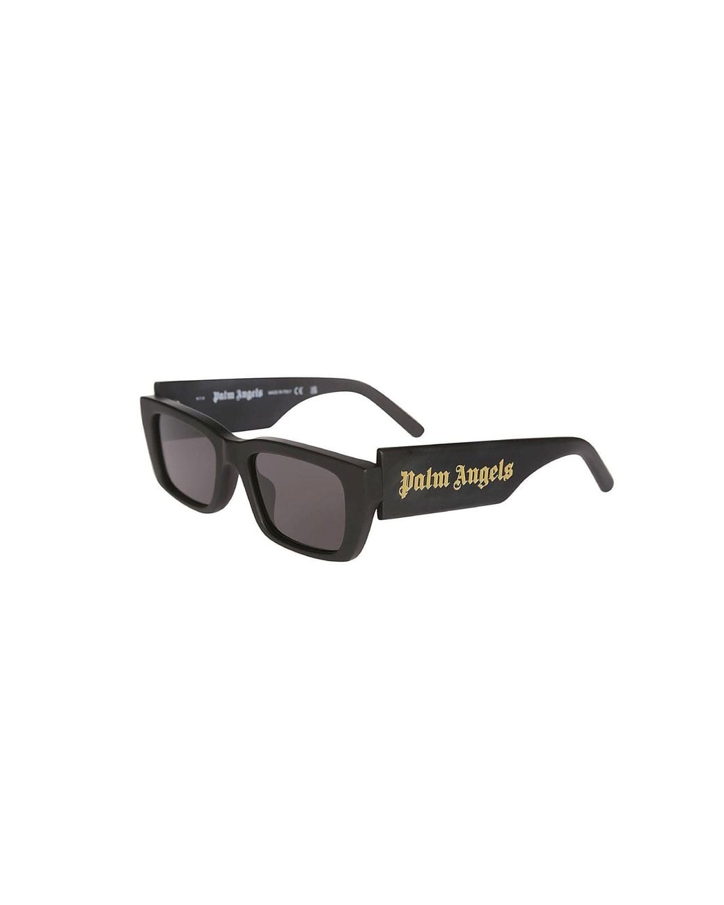 Palm Angels Black Peri002 Palm 1407 Matt Sunglasses Acetate Squared
