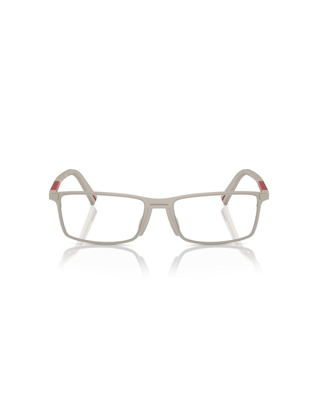 Paradas Linea Rosa Prada Linea Rossa Ps 53Qv 18X1O1 Optical Frames Metal Squared Normal in ...