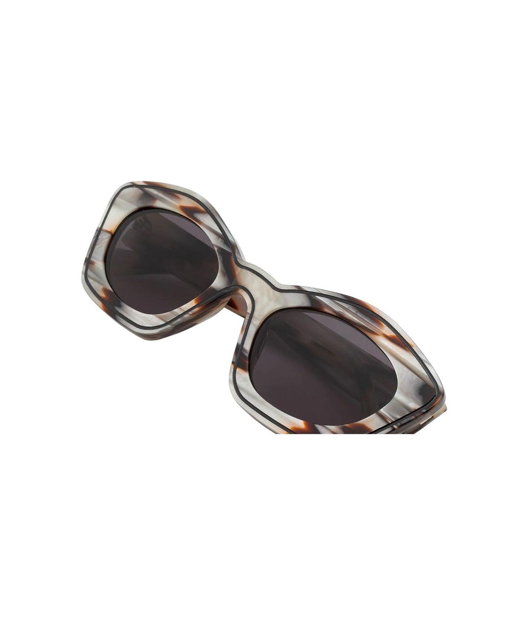 Marni Black Quo Kea Island Starshell Sunglasses Acetate Cat Eye Normal
