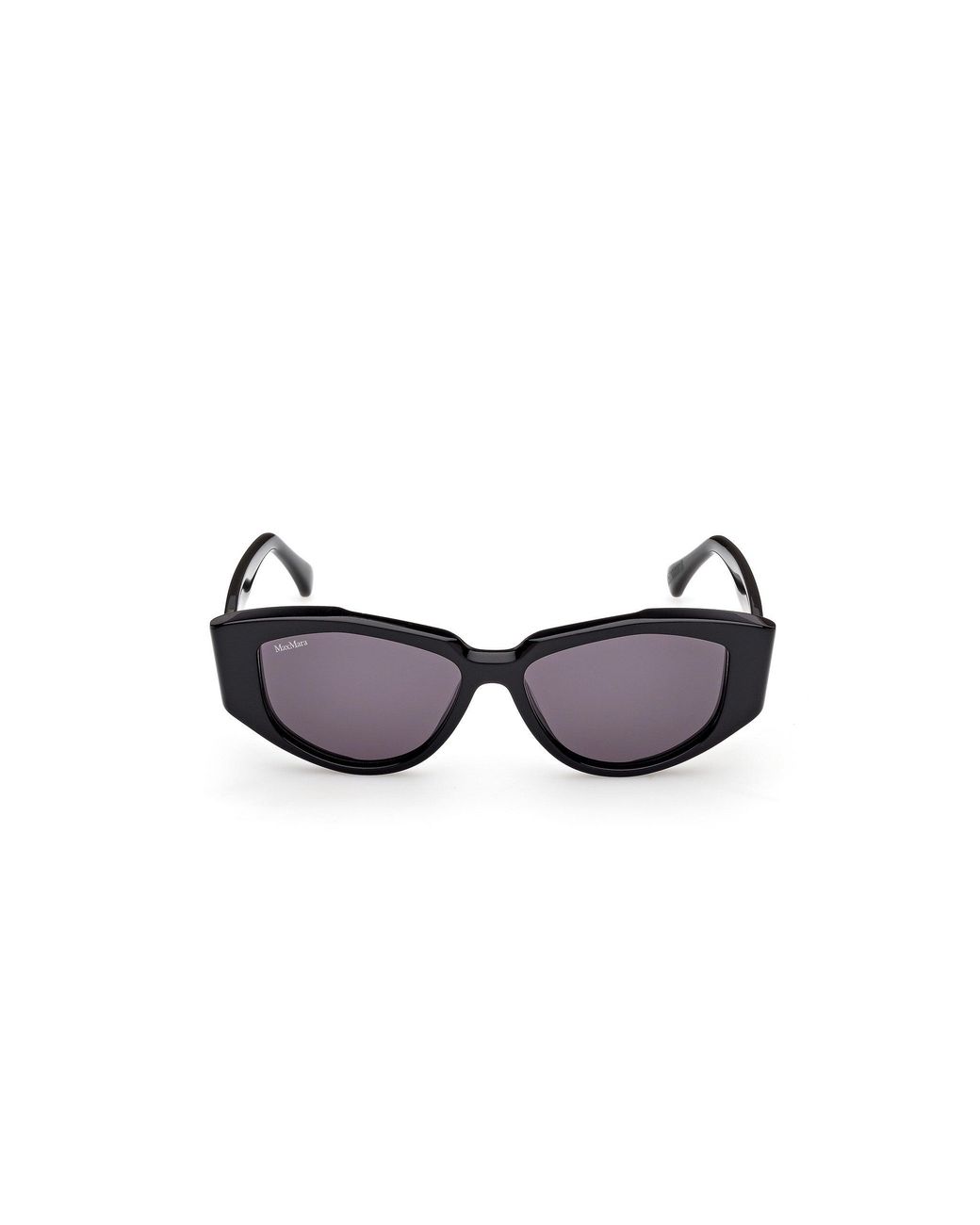 Max Mara Black Mm0161 Lee4 01A Sunglasses Acetate Smoke Round Normal