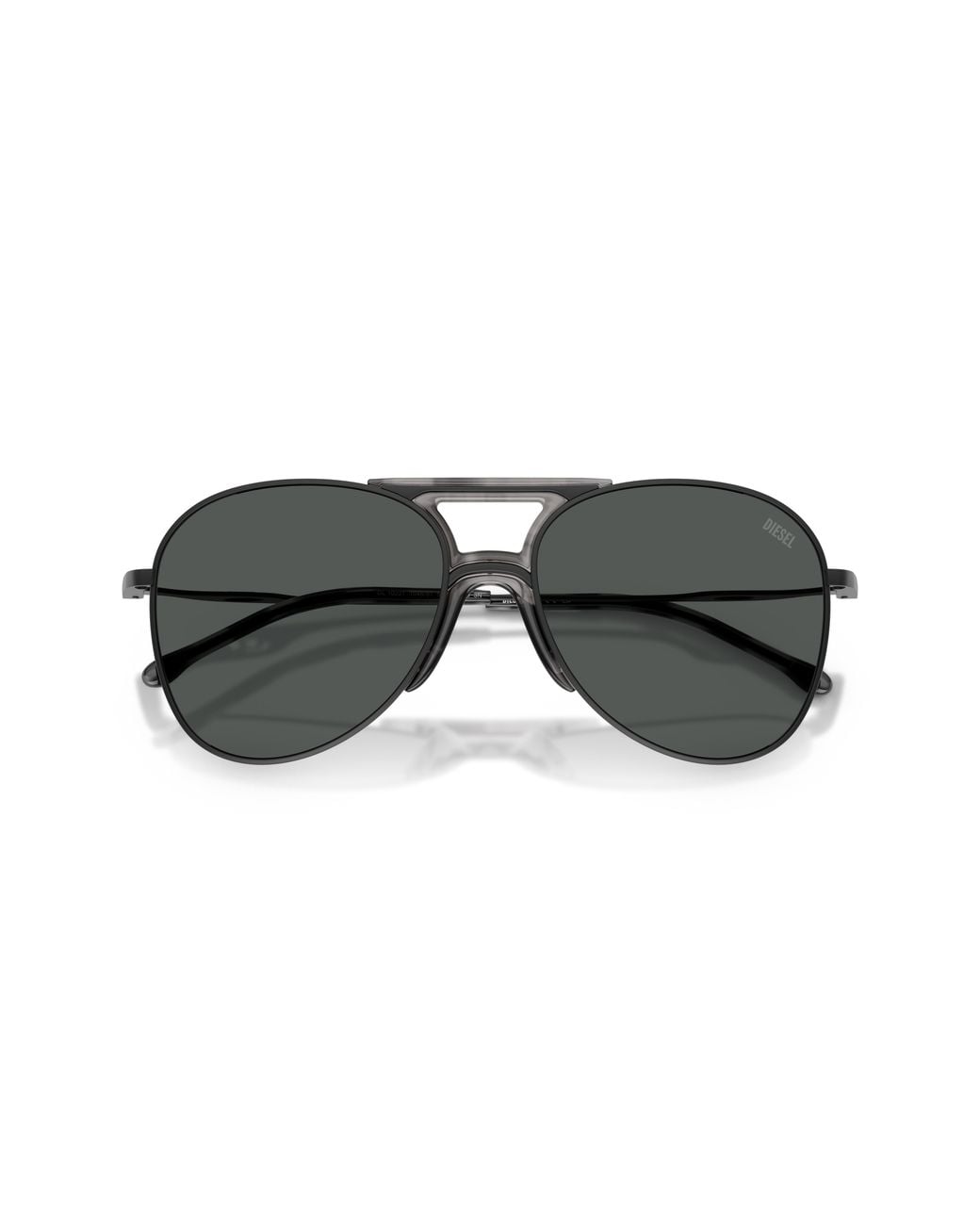 DIESEL Black Dl1022T 104887 Sunglasses Titanium Pilot Normal