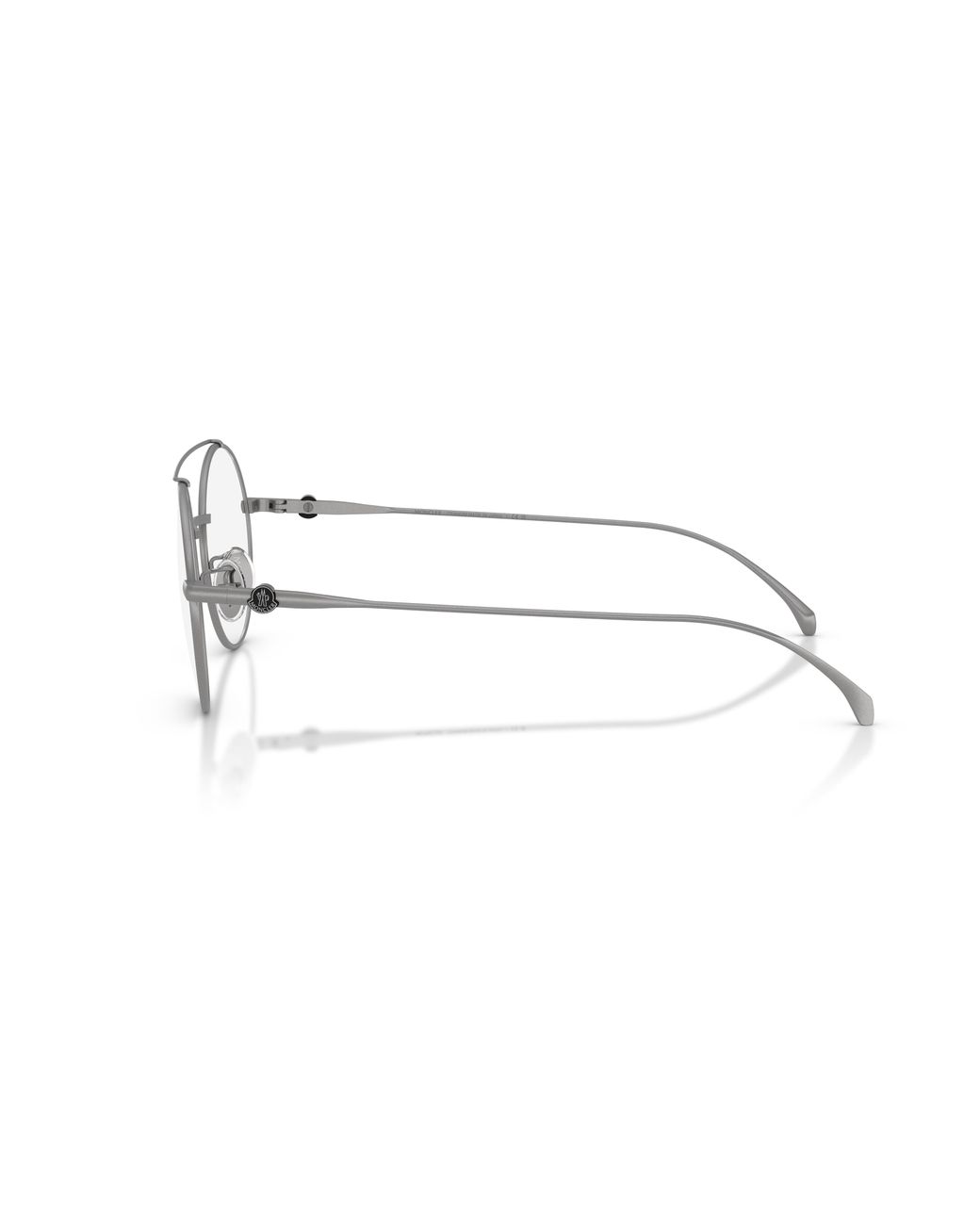 Moncler Black Me1019T 1016 Optical Frames Titanium Transparent Round Normal