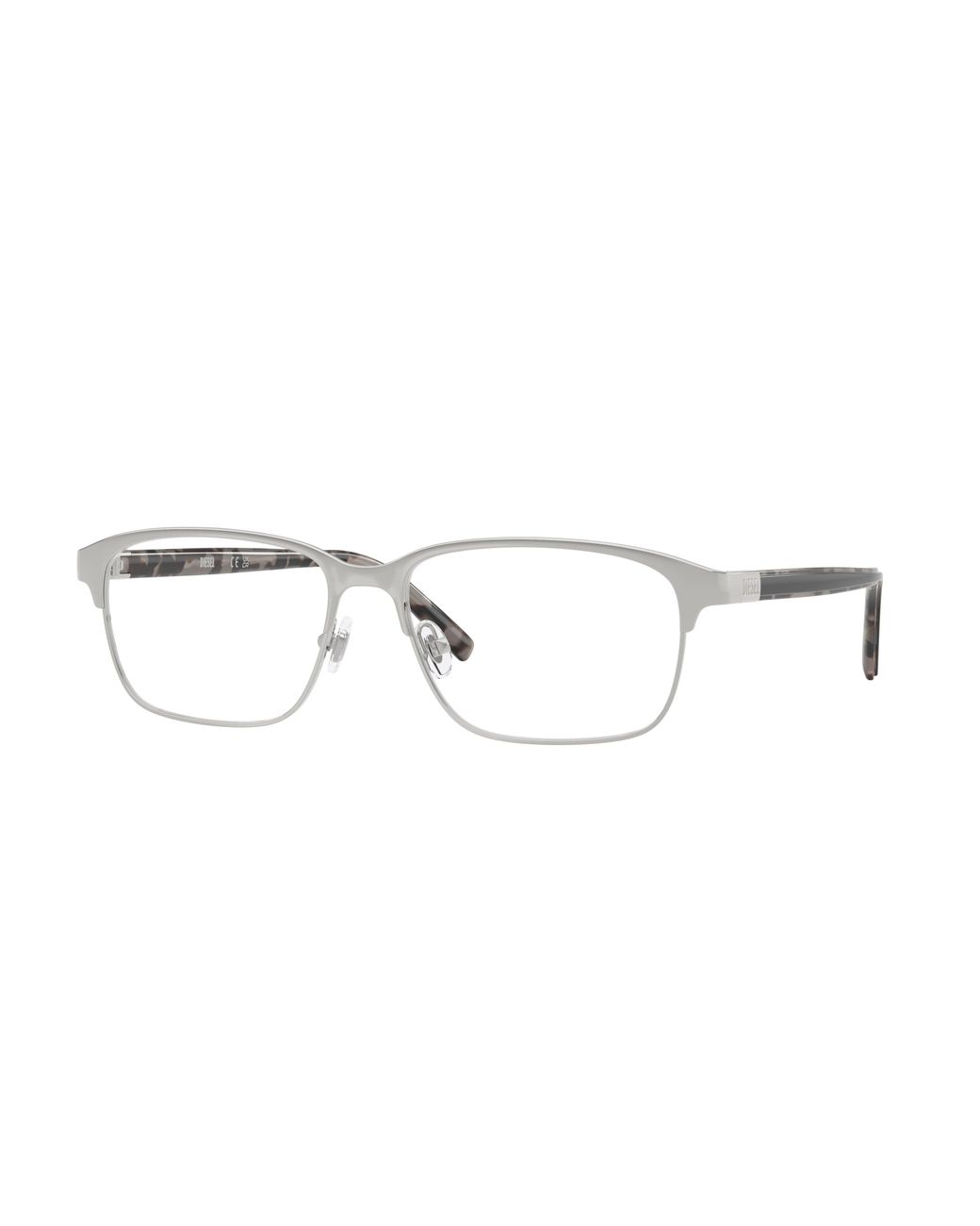 DIESEL Black Dl5014 1001 Optical Frames Metal Transparent Squared Normal