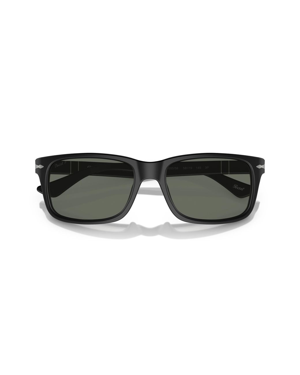 Persol Black Po3048S 900058 Sunglasses Acetate Squared Polarized for men