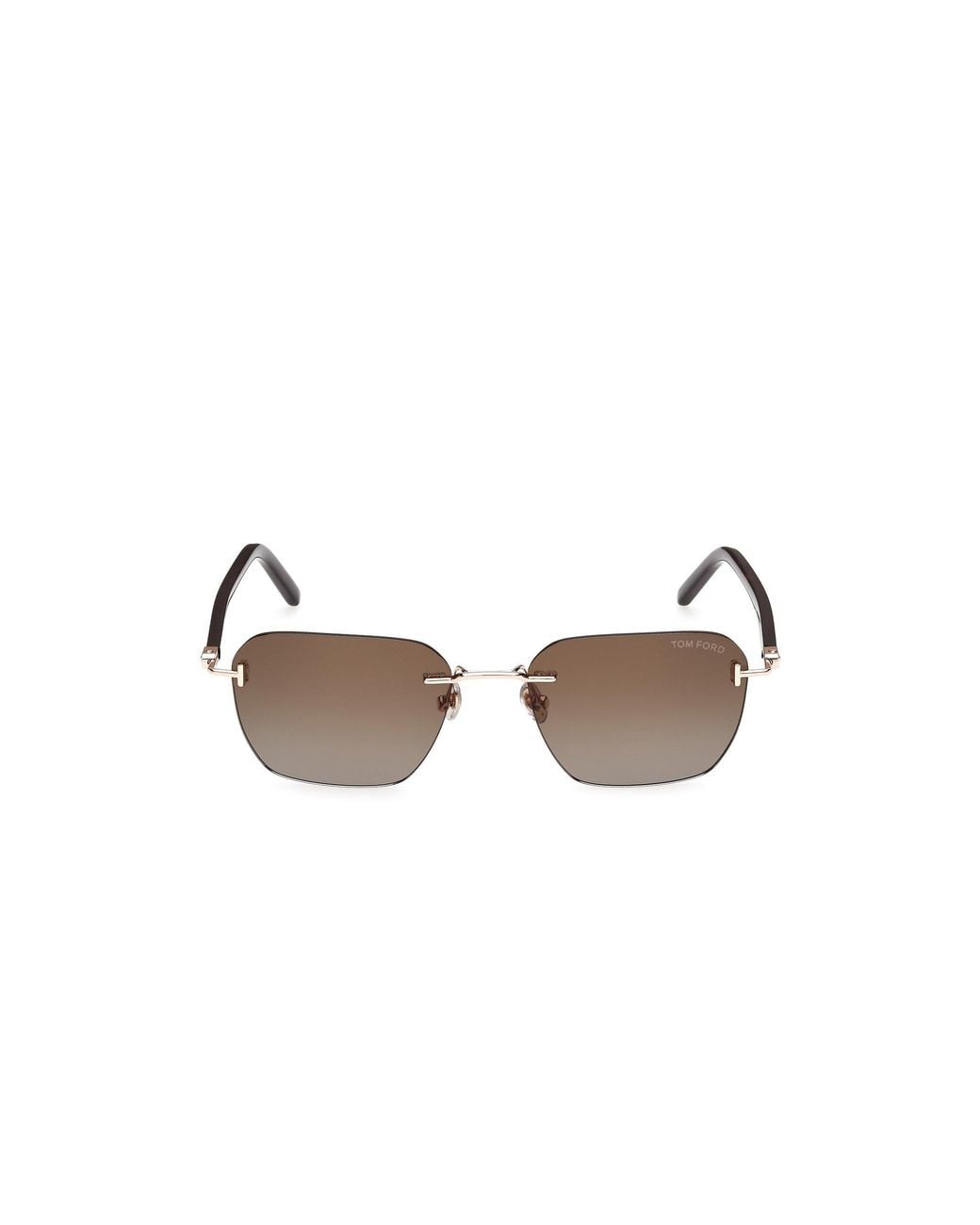 Tom Ford Black Ft1433 Carson-02 28F Sunglasses Metal Squared Normal for men
