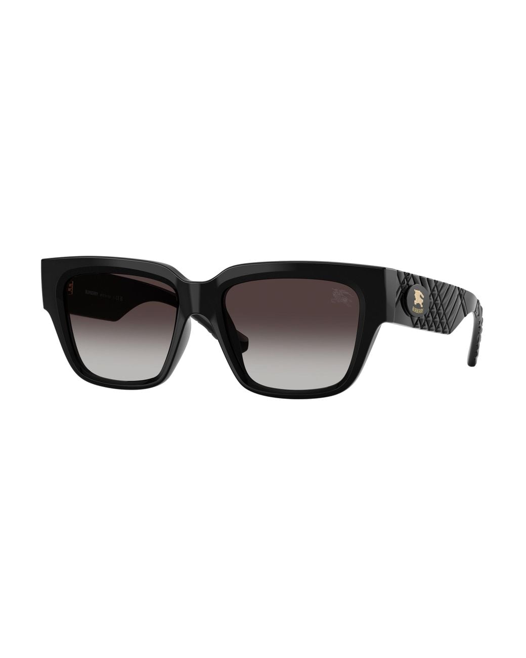 Burberry Black Be4506U 30018G Sunglasses Injected Squared Normal Nuanced