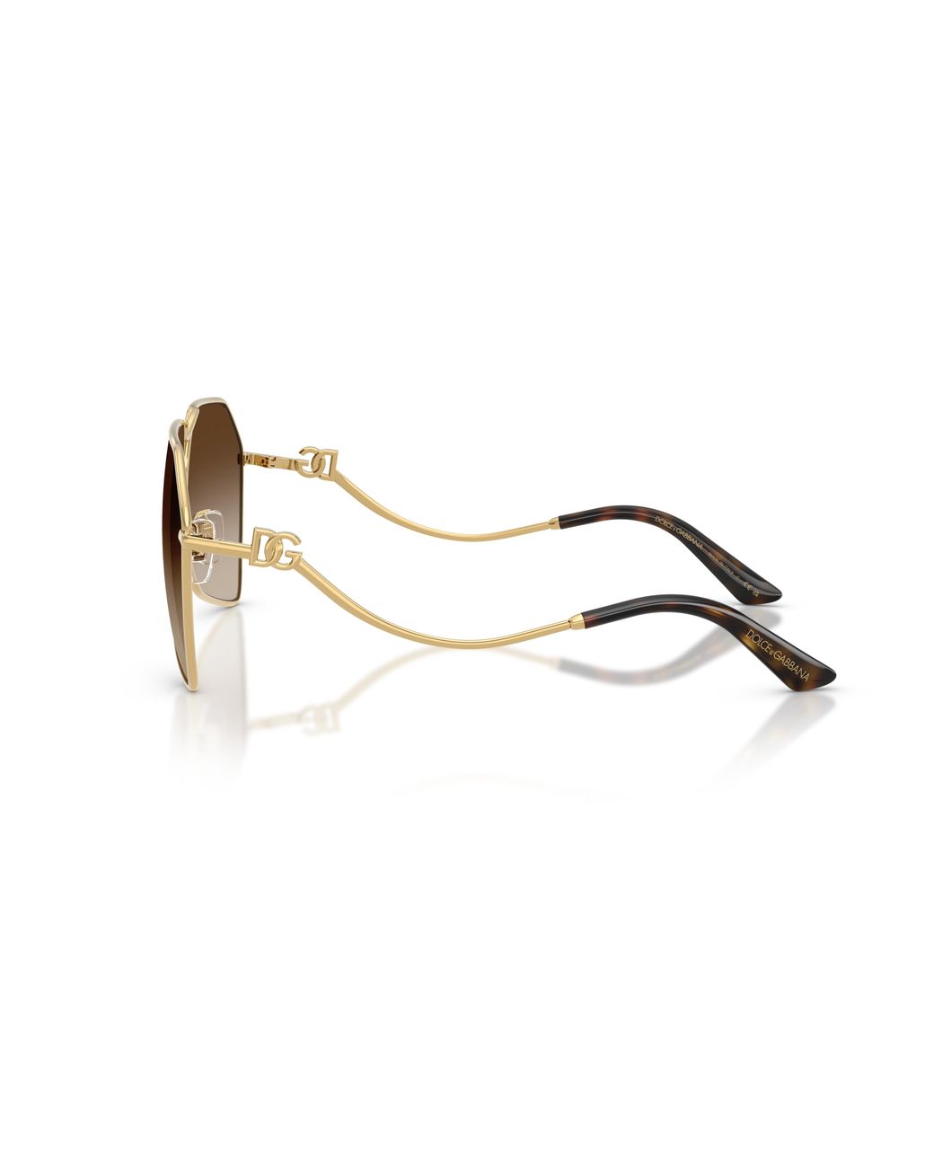 Dolce & Gabbana Black Dg2326 02/13 Sunglasses Metal Pilot Normal Shaded