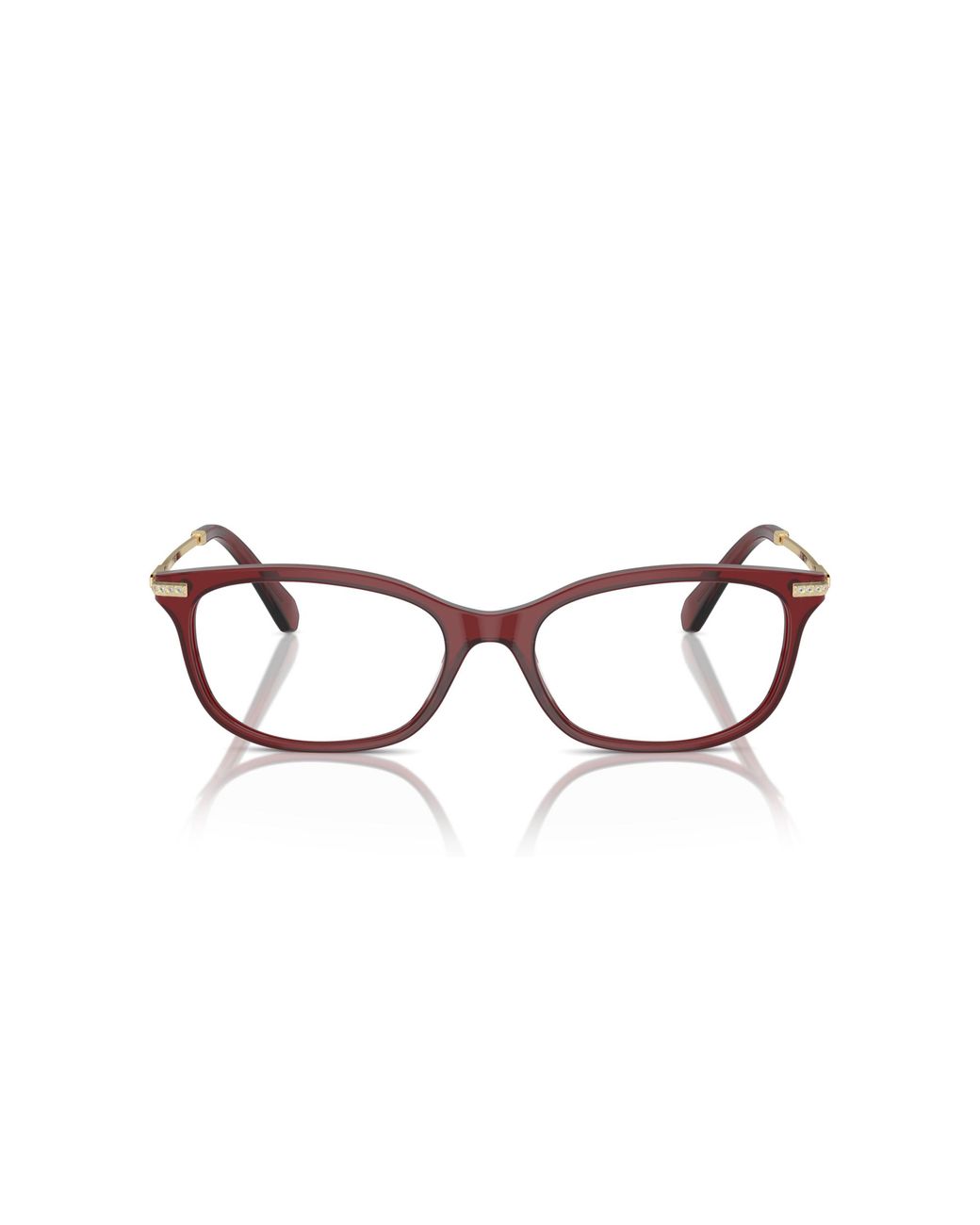 Swarovski Black Sk2017 1055 Optical Frames Acetate Squared Normal