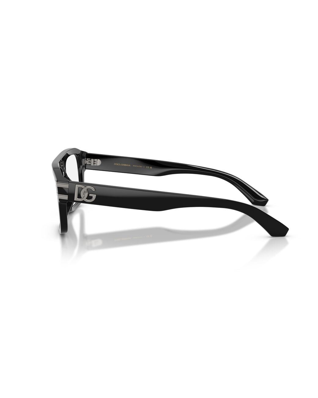 Dolce & Gabbana Black Dg3457 501 Optical Frames Acetate Transparent Squared Normal for men