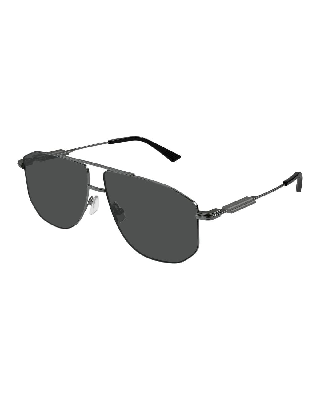 Bottega Veneta Black Bv1509S 001 Sunglasses Metal Pilot