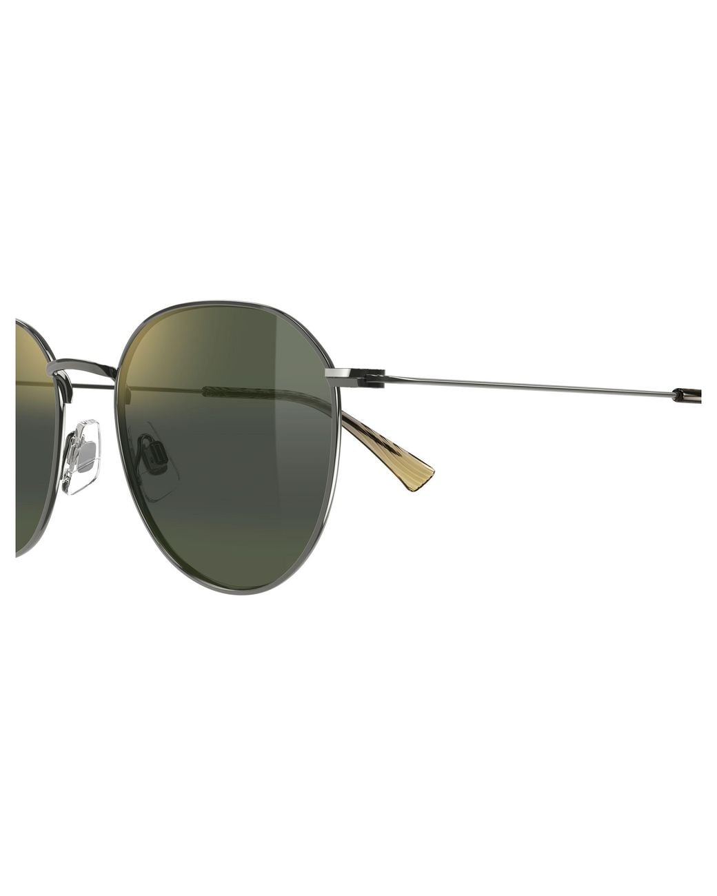Maui Jim Black Mj0591Sa 003 Occhiali Da Sole Metallo Verde Rotonda