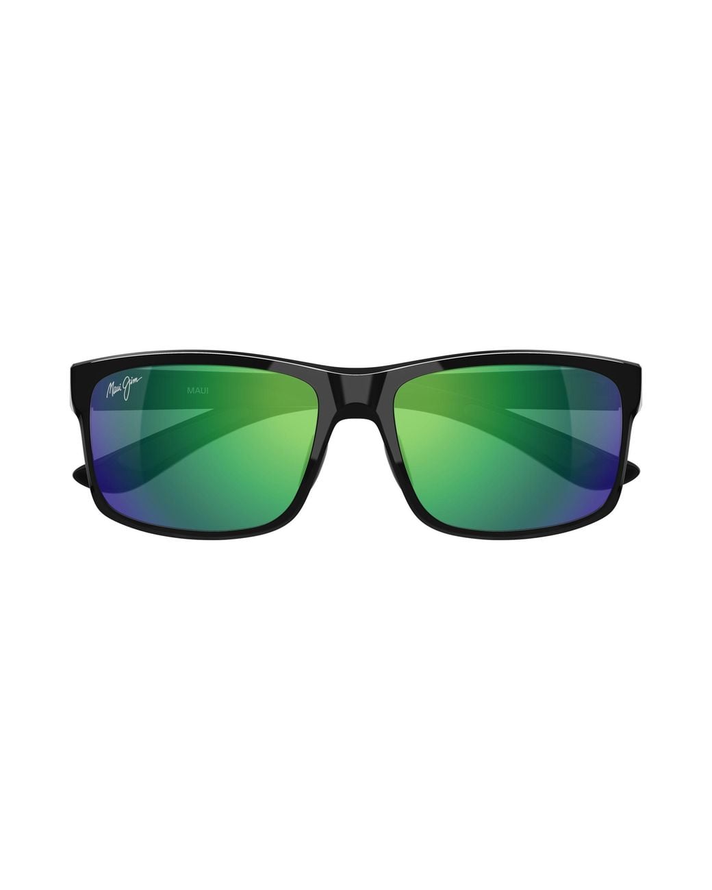 Maui Jim Green Mj0439S 014 Occhiali Da Sole Bio-Iniettato Verde Squadrata