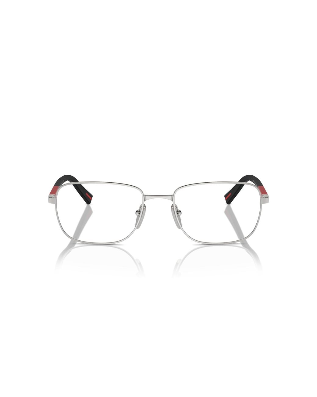 Prada Linea Rossa Black Ps 52Qv 1Bc1O1 Optical Frames Metal Pillow Normal for men