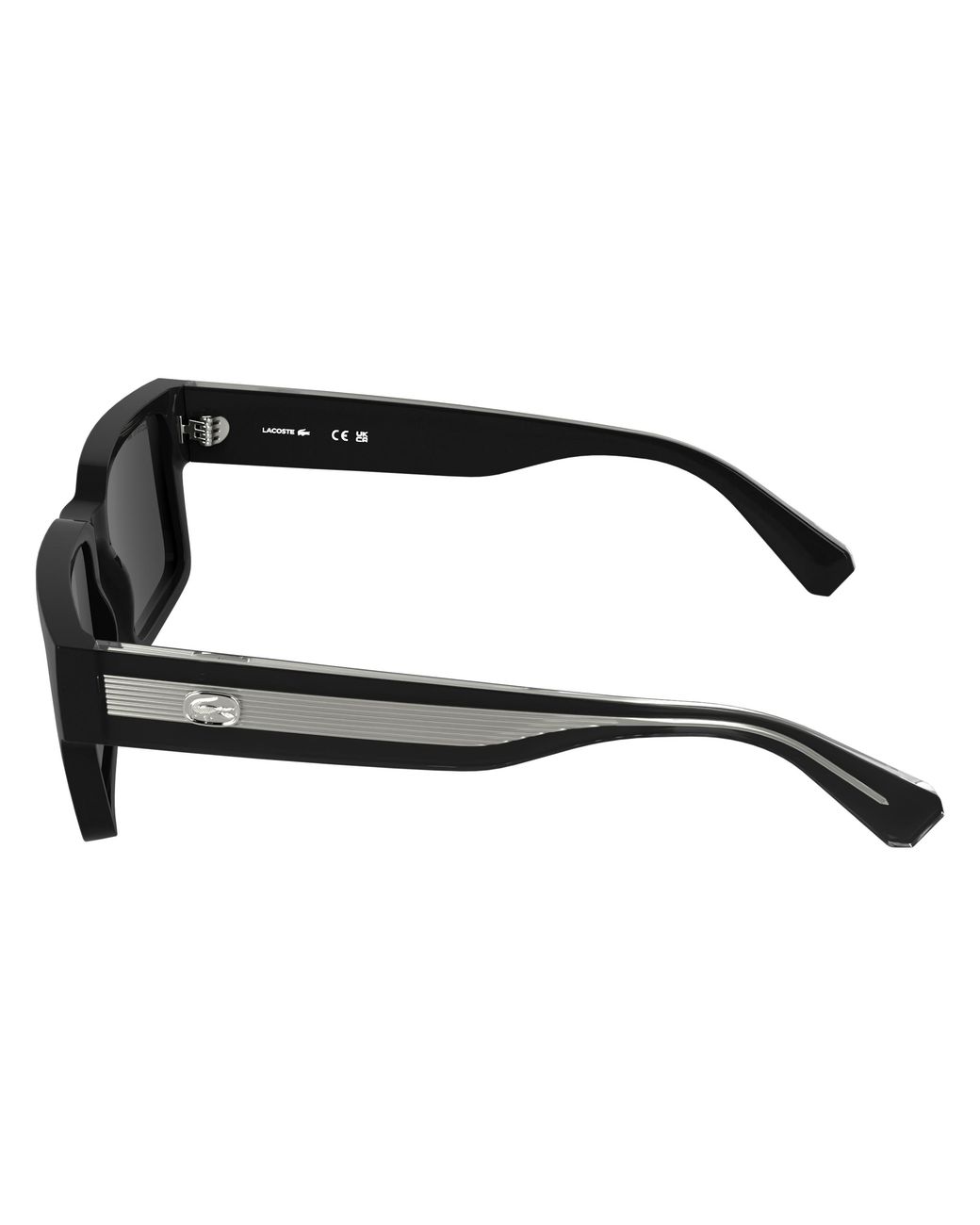 Lacoste Black L6089S 001 Sunglasses Bio-Injected Squared Normal for men
