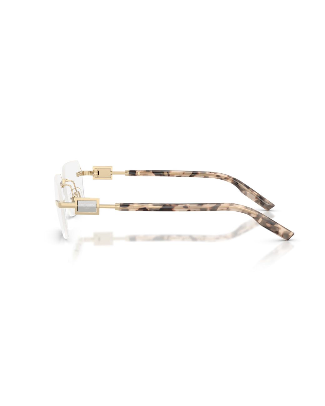 Dolce & Gabbana Black Dg1361 488 Optical Frames Metal Transparent Squared Normal for men