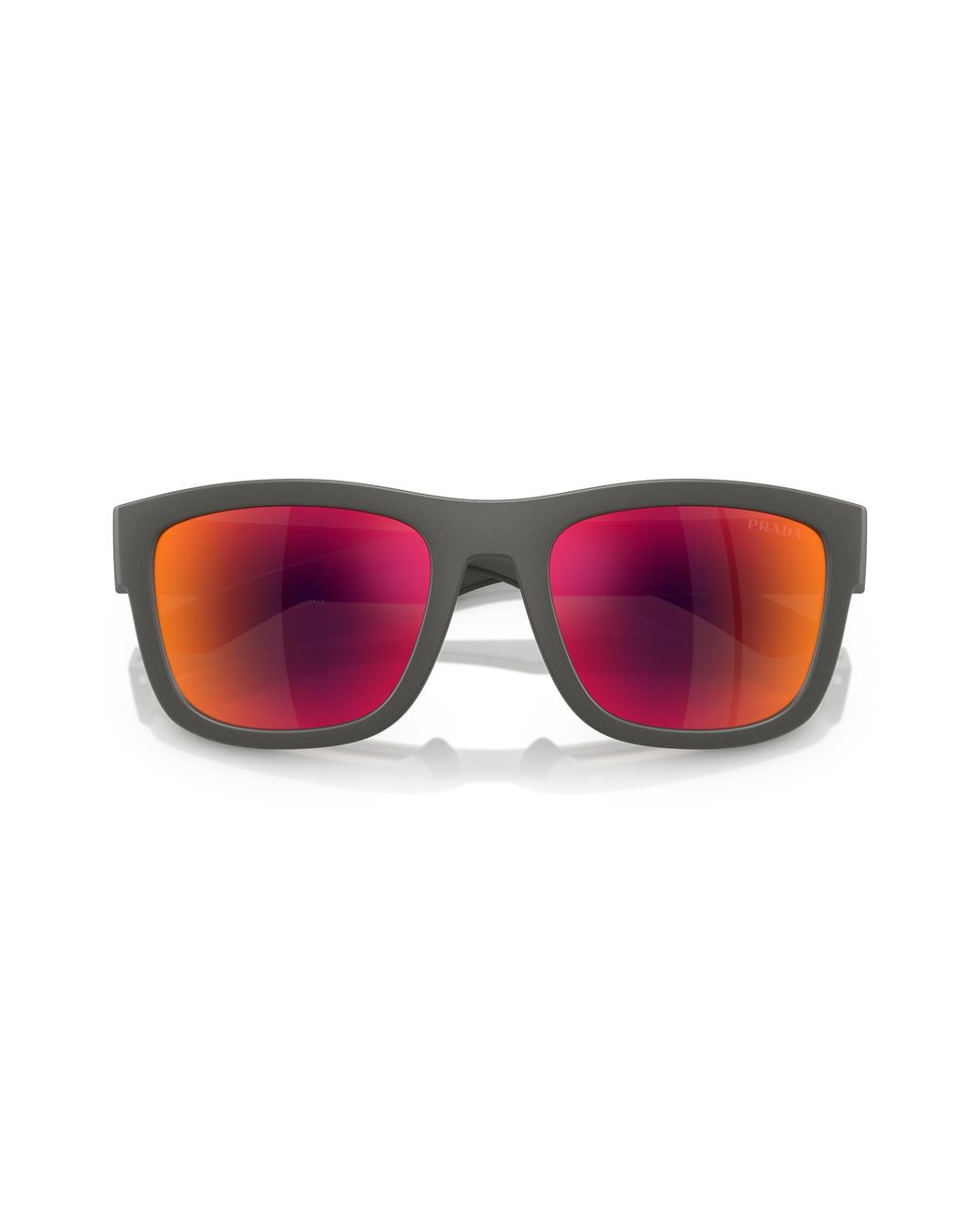 Prada Linea Rossa Black Ps 01Zs 16X02U Sunglasses Nylon Pillow Mirror for men