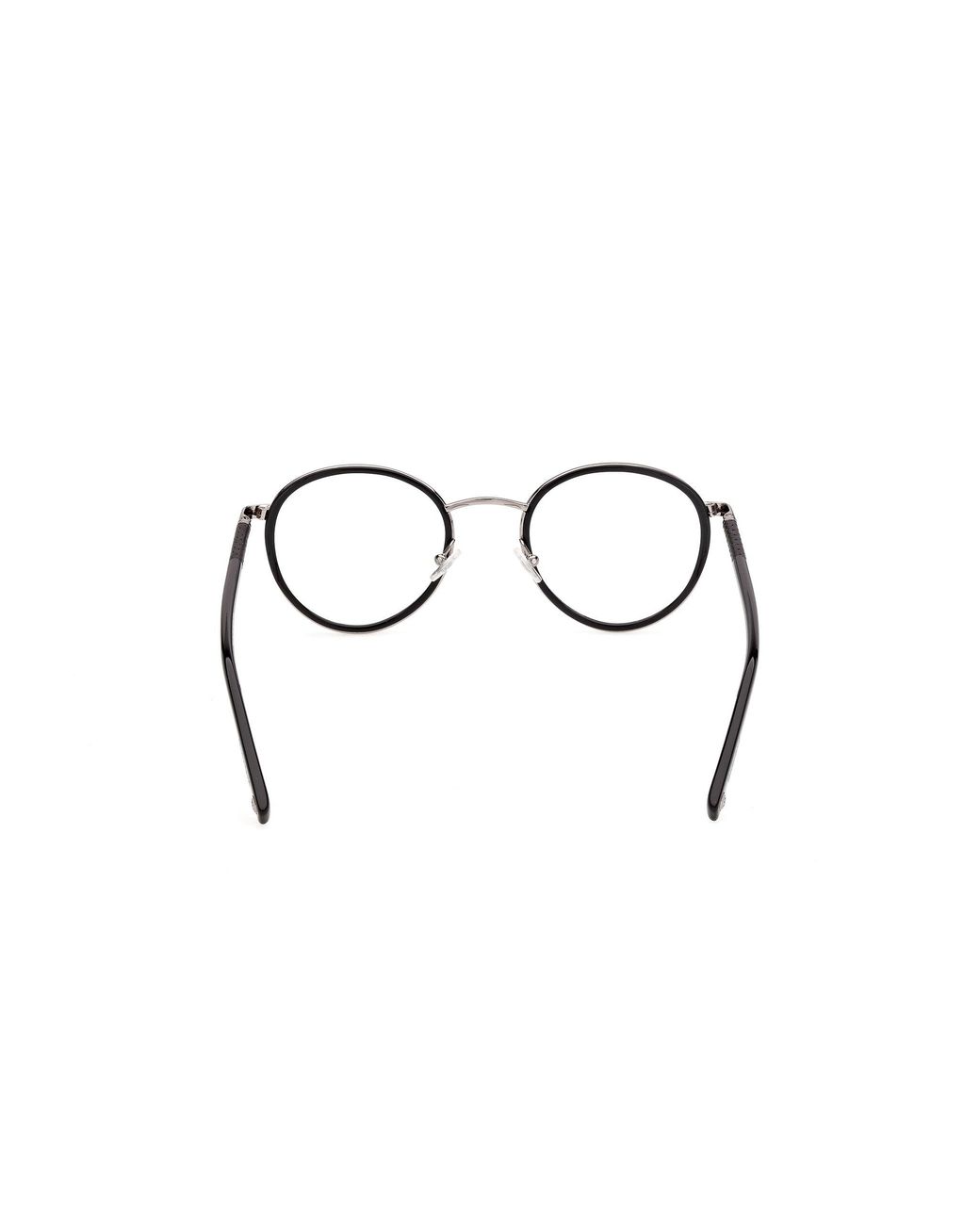 Timberland Black Tb50114 52 Optical Frames Injected Round Normal for men