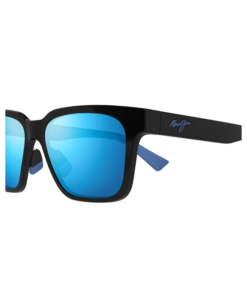 Maui Jim Black Mj0631S 001 Occhiali Da Sole Bio-Iniettato Blu Squadrata