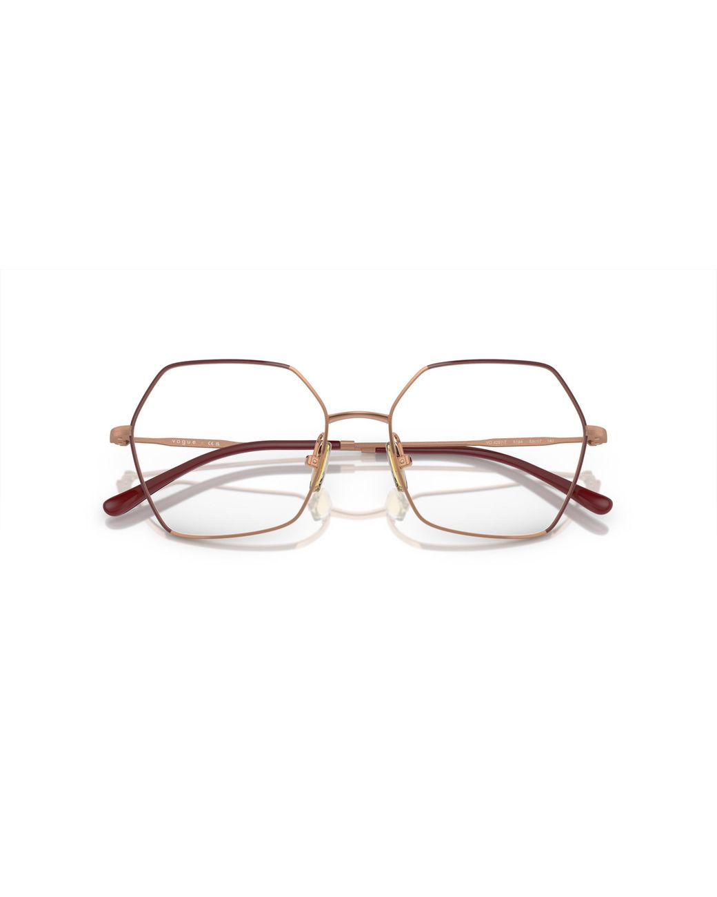 Vogue Eyewear Black Vo4297T 5194 Optical Frames Titanium Geometric Normal