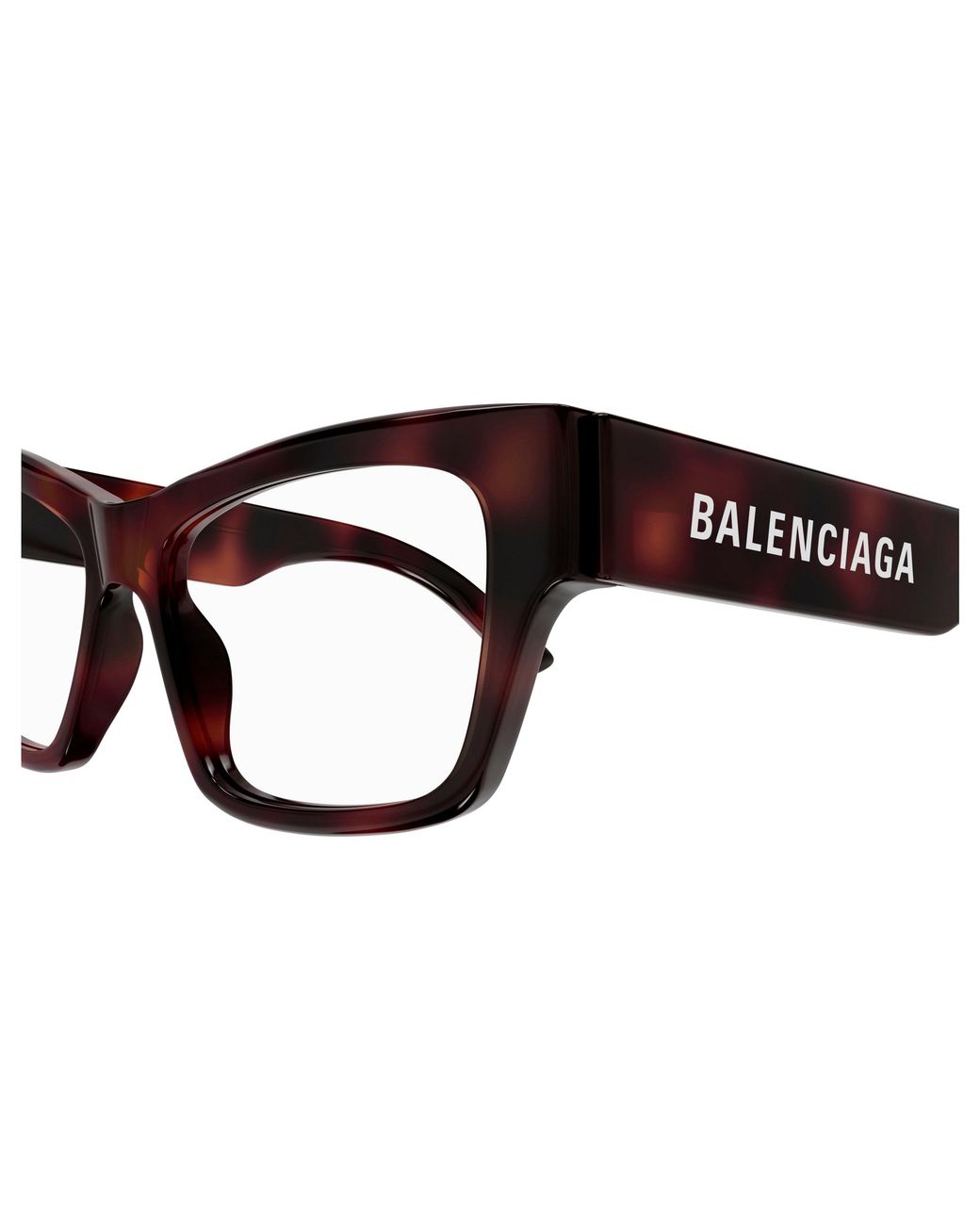 Balenciaga Black Bb0378O 002 Optical Frames Acetate Transparent Cat Eye