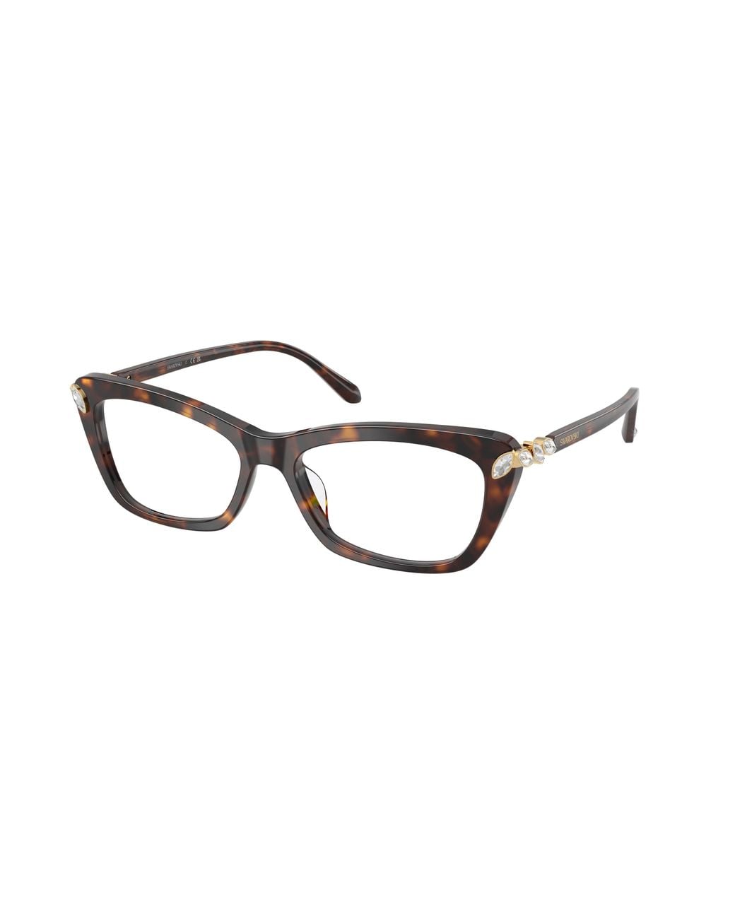Swarovski Black Sk2068U 1002 Optical Frames Acetate Transparent Cat Eye Normal