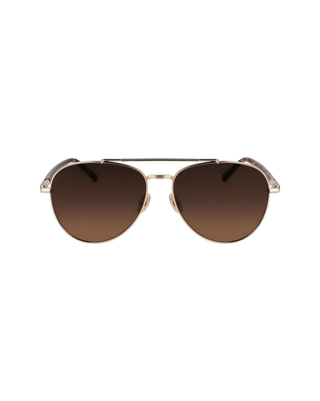 Ferragamo Black Sf316S 745 Sunglasses Metal Pilot Normal Shaded for men