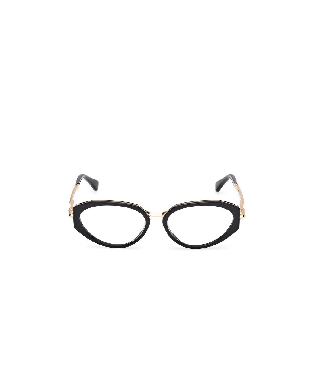 Max Mara Black Mm5185 001 Optical Frames Acetate Cat Eye Normal
