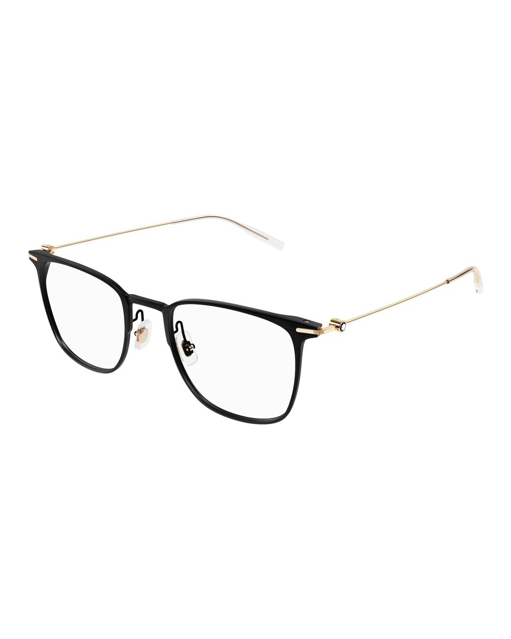 Montblanc Black Mb0356O 006 Optical Frames Transparent Squared for men