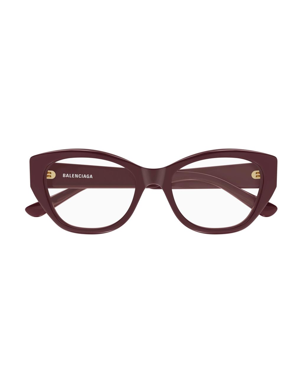 Balenciaga Black Bb0481O 003 Optical Frames Acetate Transparent Cat Eye