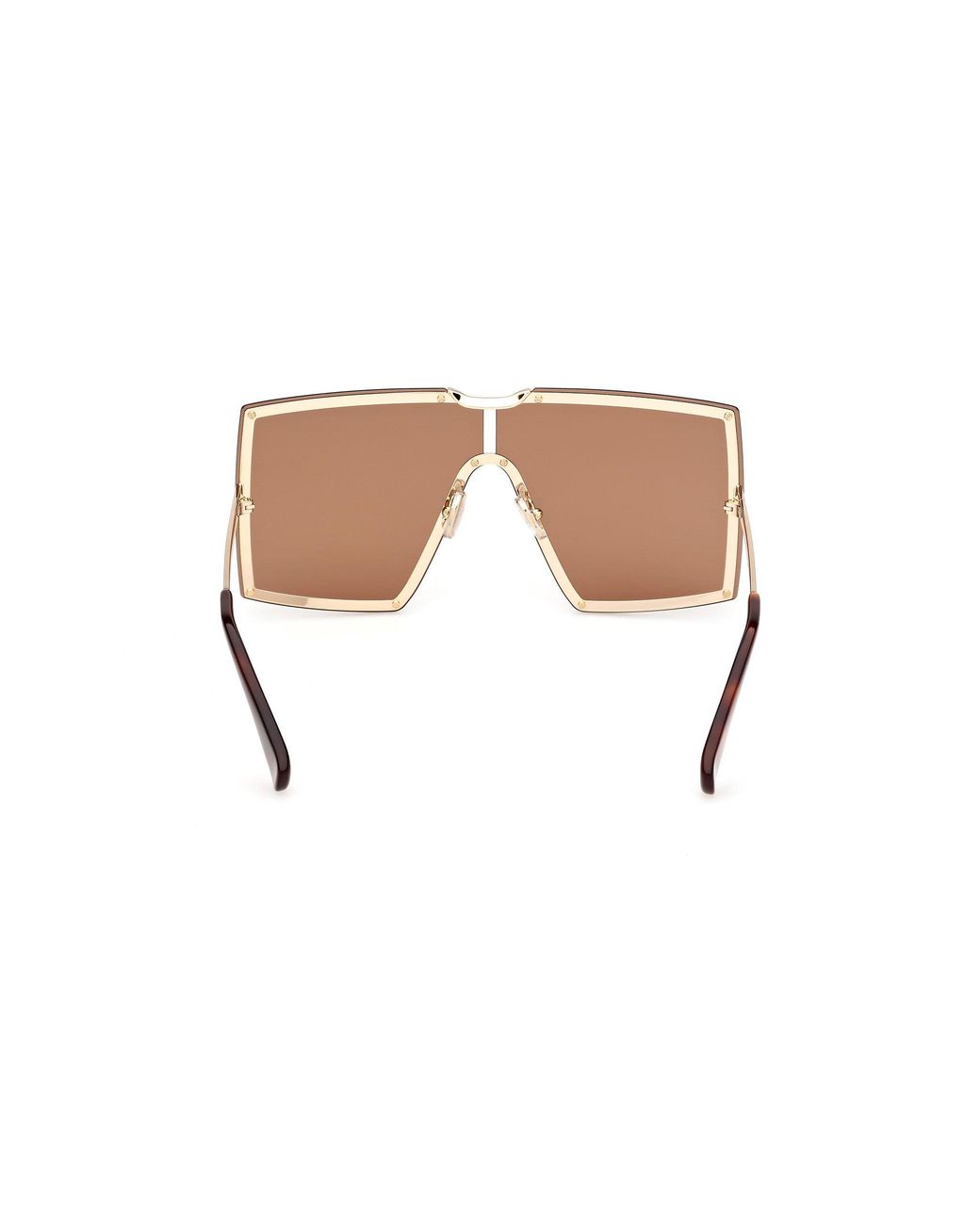 Max Mara Black Mm0117 Miller 32E Sunglasses Metal Mask Normal