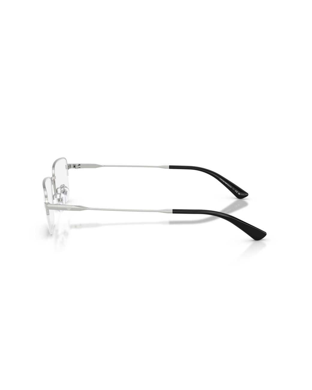 Emporio Armani Black Ea1193Td 3015 Optical Frames Titanium Transparent Squared Normal for men