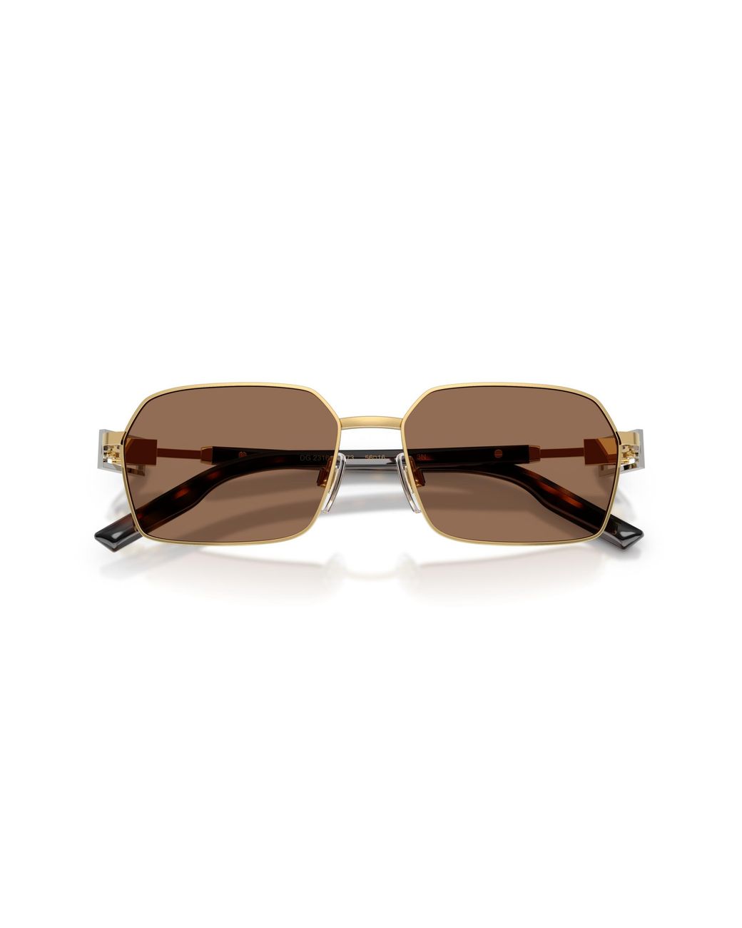 Dolce & Gabbana Black Dg2316 02/73 Sunglasses Metal Squared Normal for men