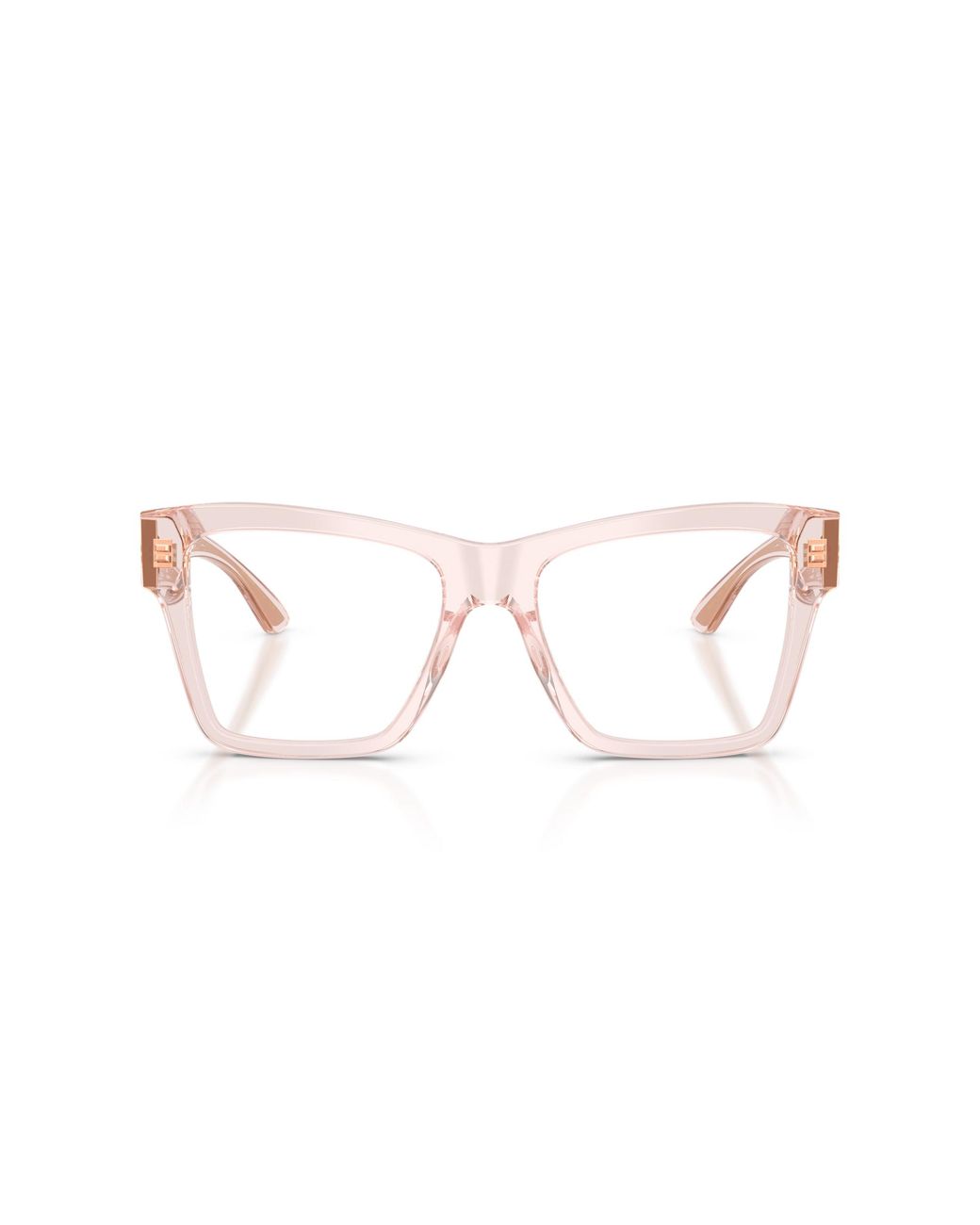 Dolce & Gabbana Black Dg3411 3148 Optical Frames Acetate Transparent Squared Normal