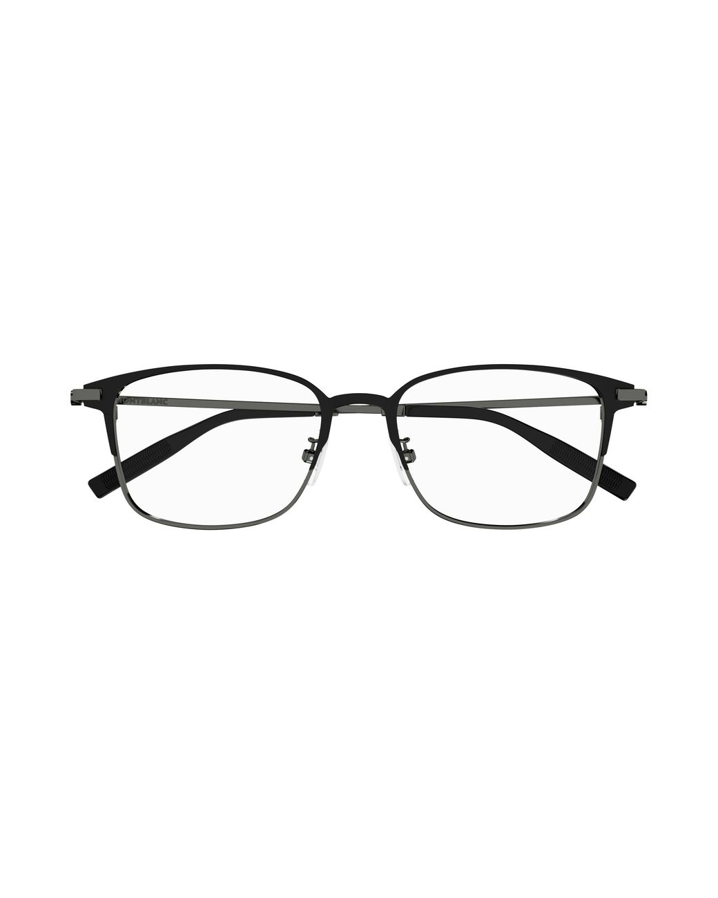 Montblanc Black Mb0314Oa 003 Optical Frames Titanium Transparent Squared for men