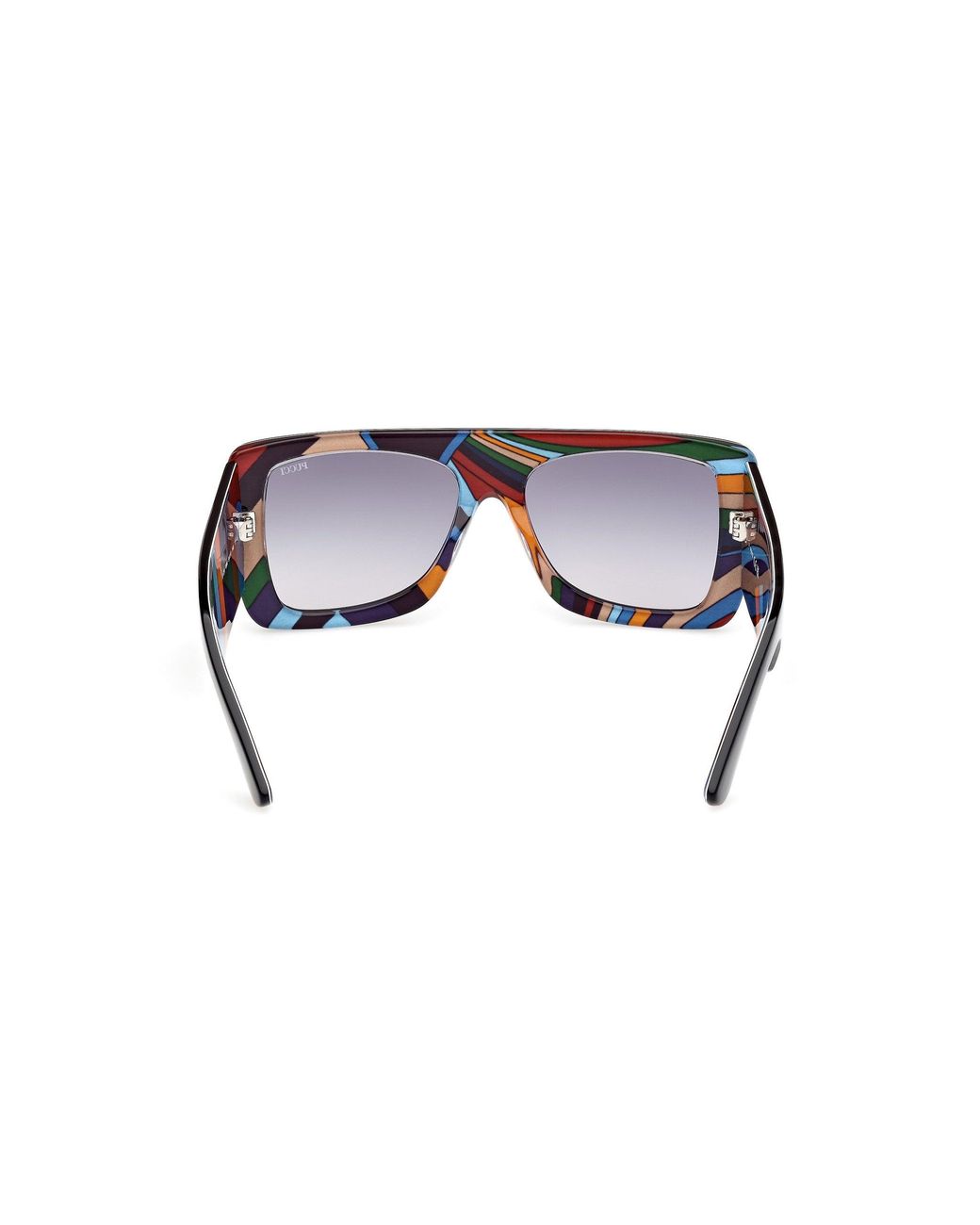 Emilio Pucci Black Ep0230 05W Sunglasses Acetate Squared Normal