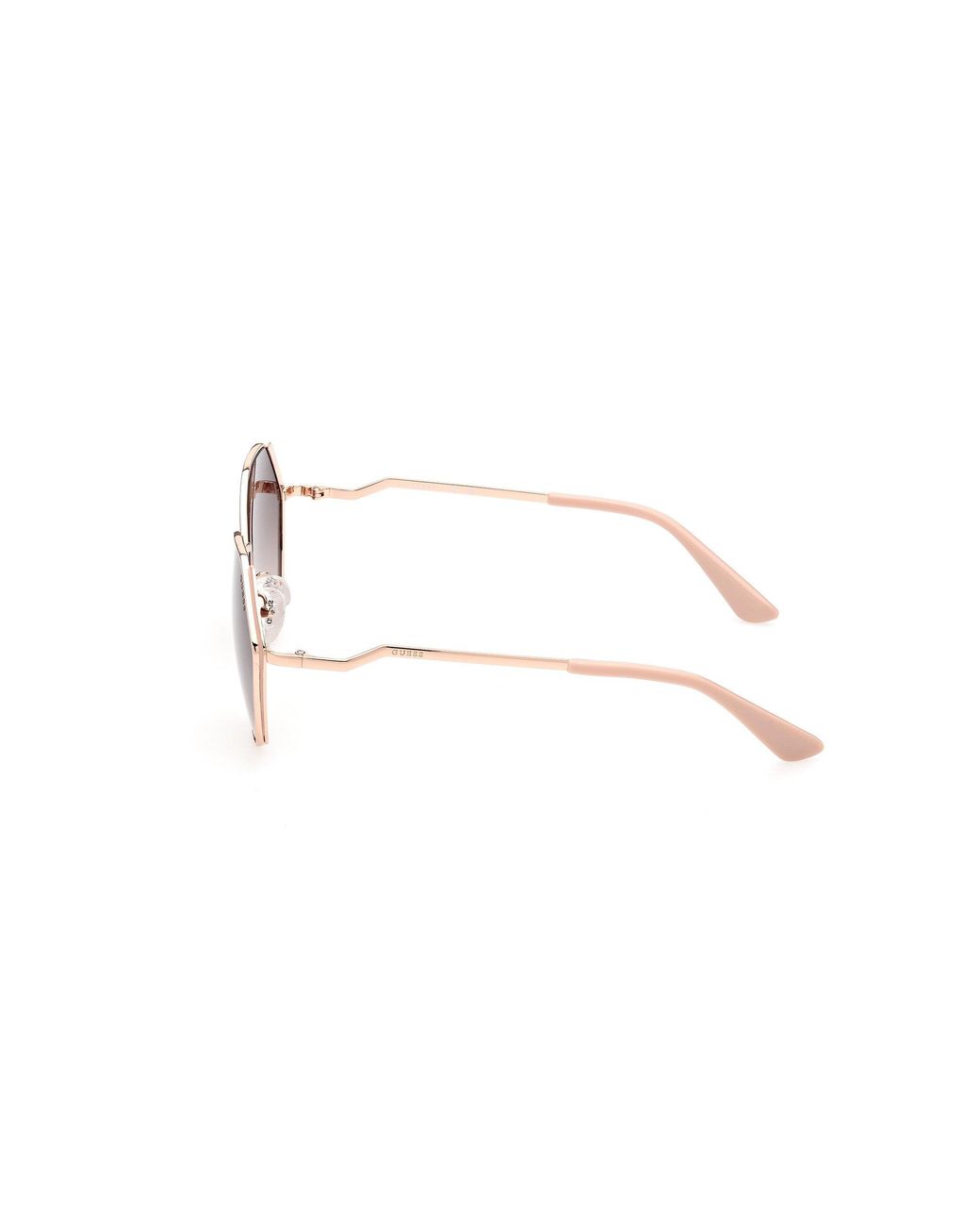 Guess Black Gu7842 28F Sunglasses Metal Geometric Normal Shaded