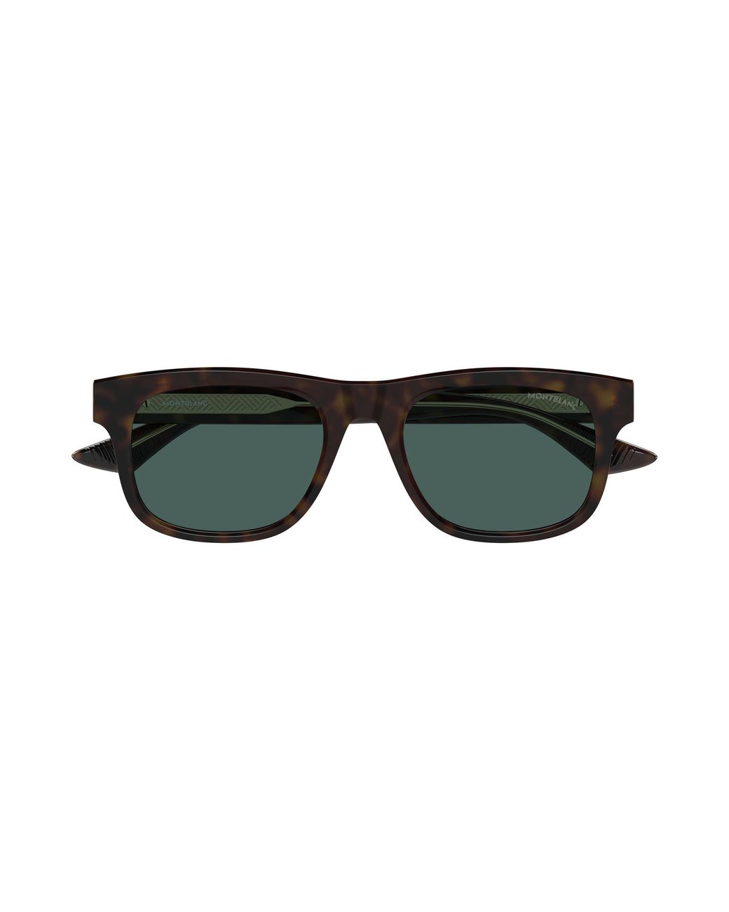Montblanc Black Mb0421S 002 Sunglasses Acetate Squared for men