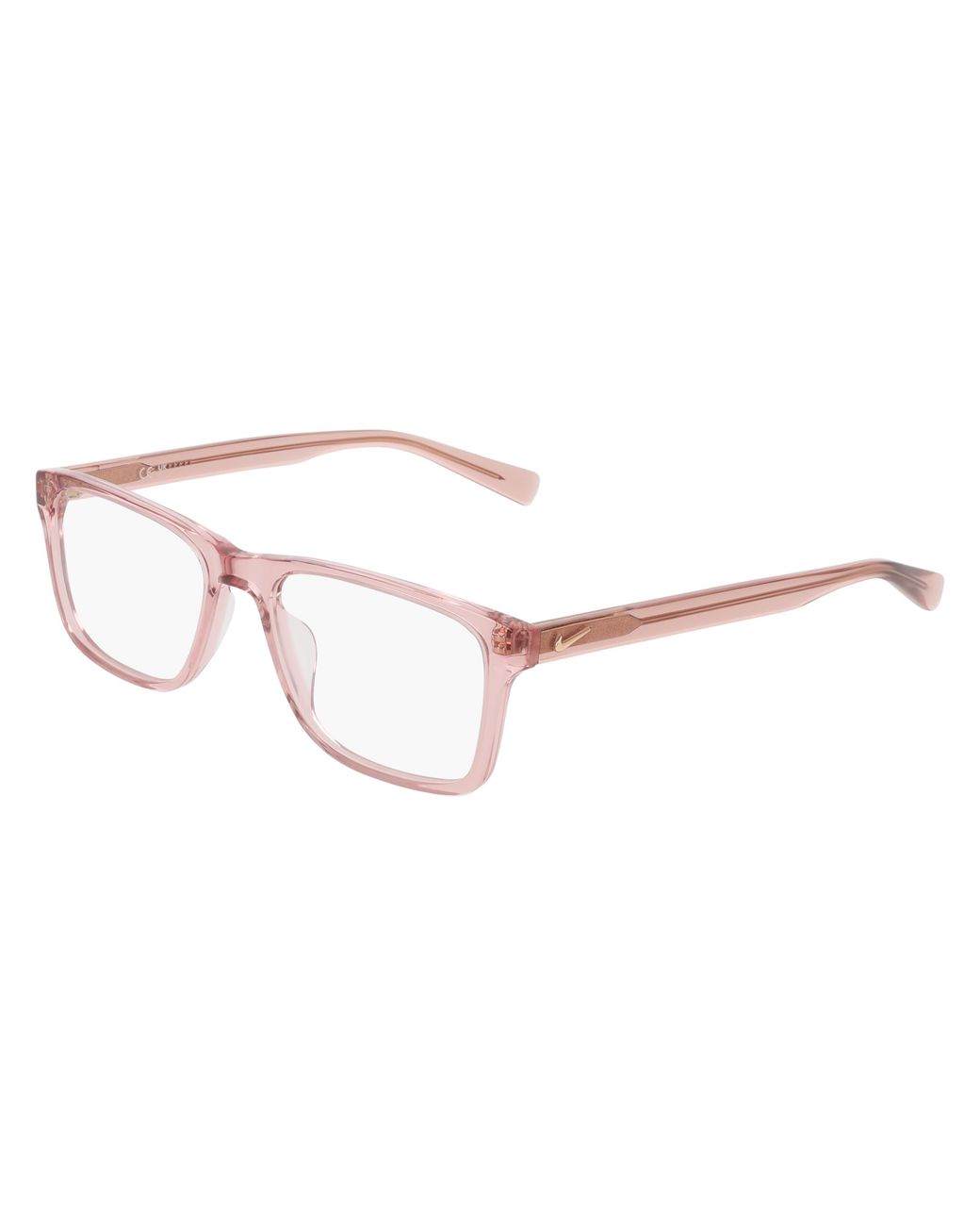 Nike Black 1000Y 682 Optical Frames Acetate Squared Normal