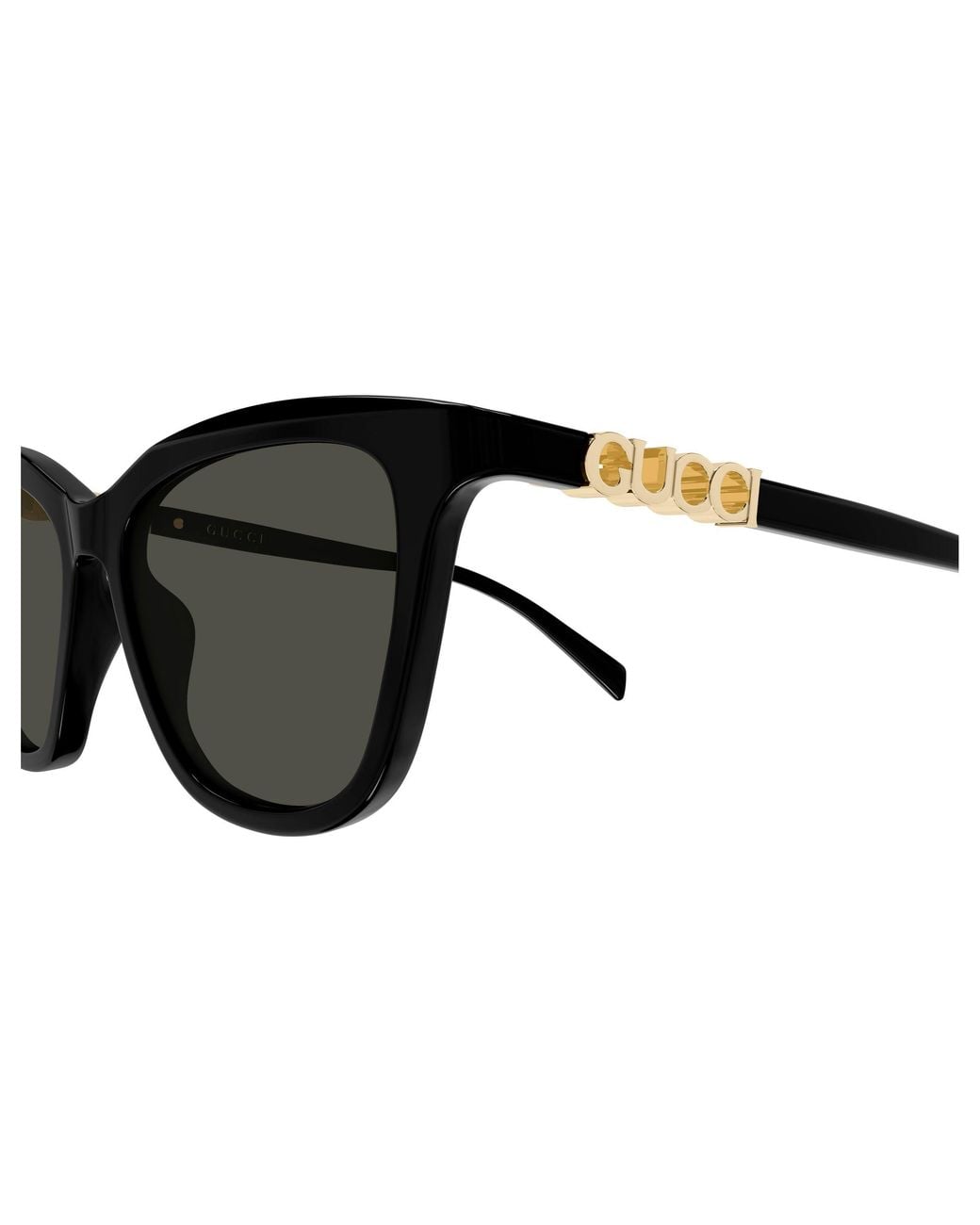 Gucci Black Gg2032S 006 Sunglasses Acetate Cat Eye