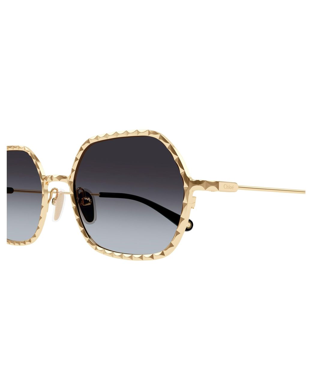 Chloé Black Ch0231S 001 Sunglasses Metal Round