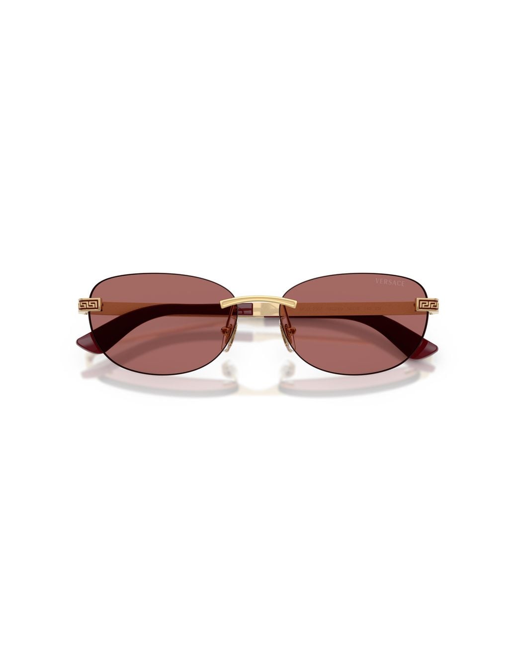 Versace Black Ve2307 152369 Sunglasses Metal Round Normal