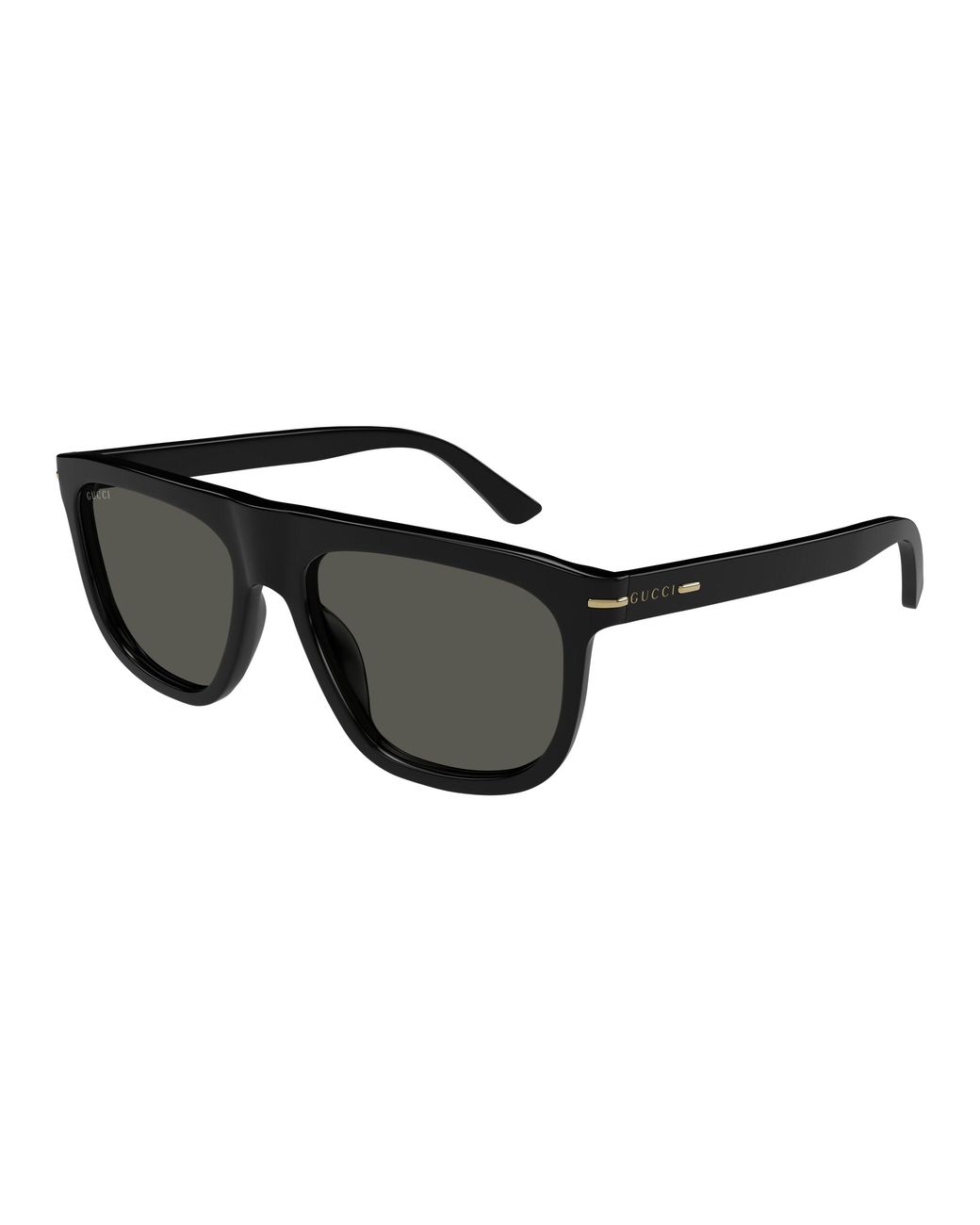 Gucci Black Gg1726S 001 Sunglasses Acetate Round for men