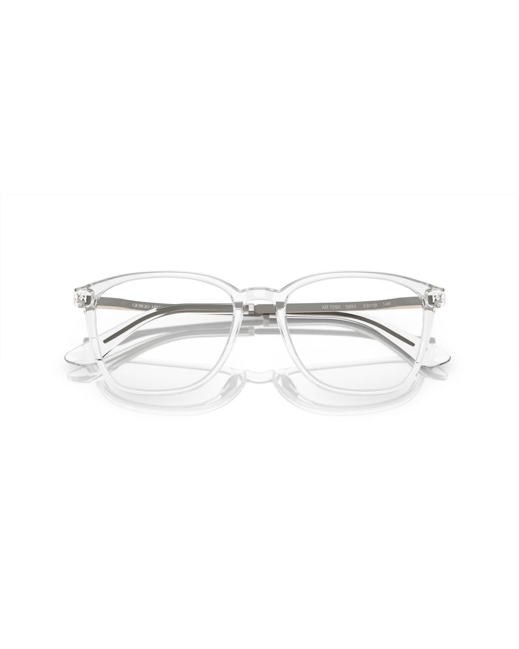 Giorgio Armani Black Ar7250 5893 Optical Frames Acetate Squared Normal for men