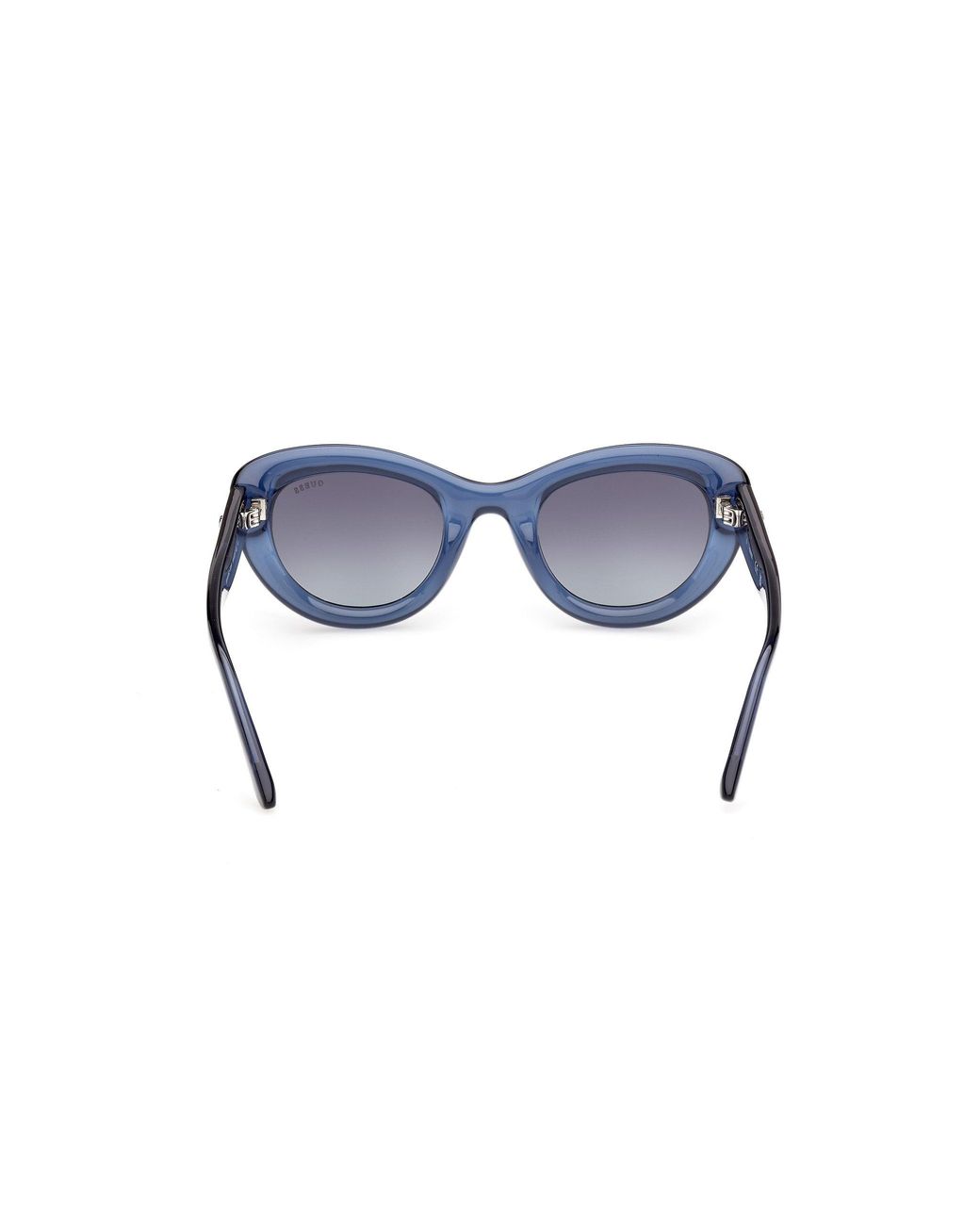Guess Blue Gu00352 90W Sunglasses Injected Cat Eye Normal