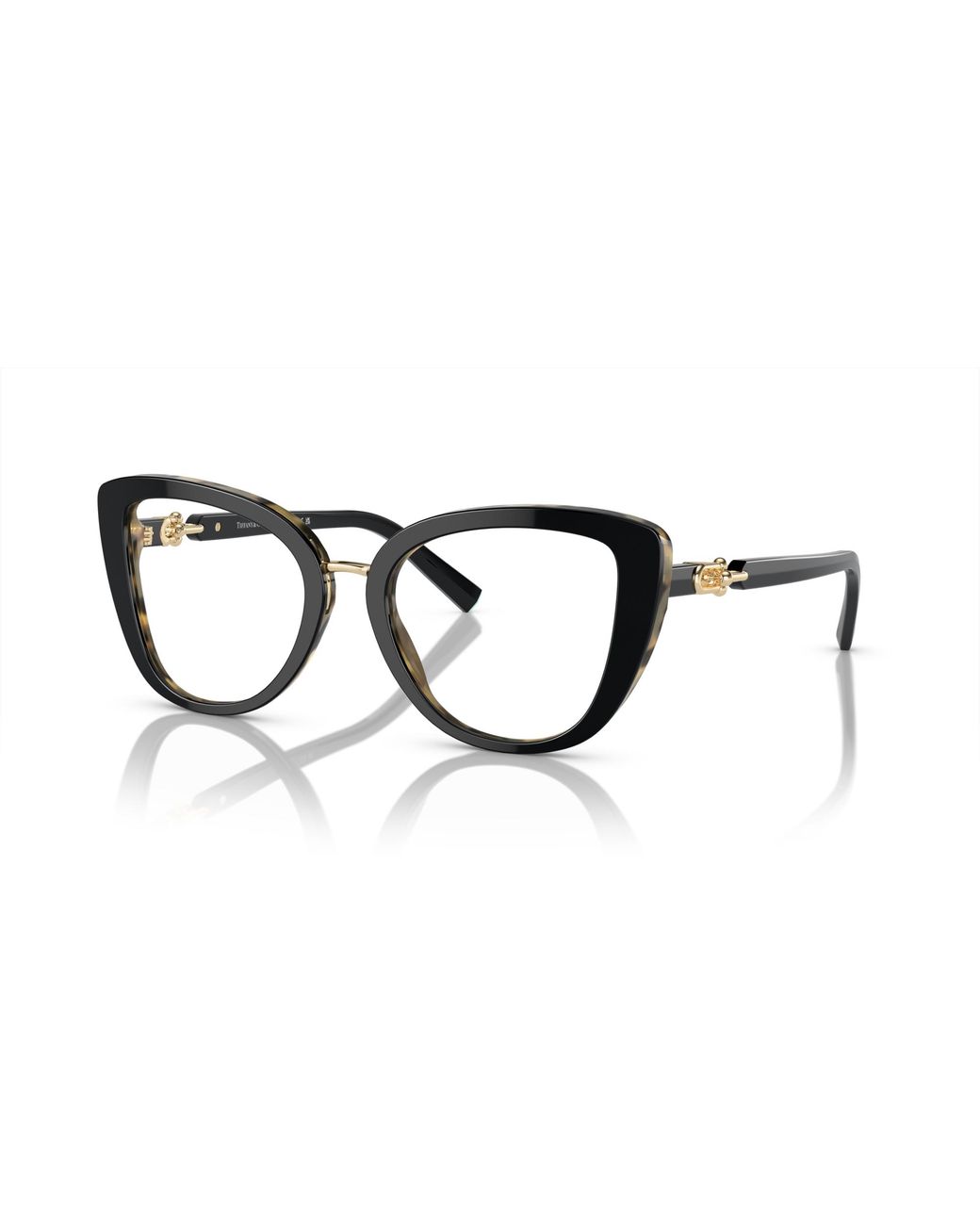 Tiffany & Co Black Tf2242 8256 Optical Frames Acetate Transparent Cat Eye Normal