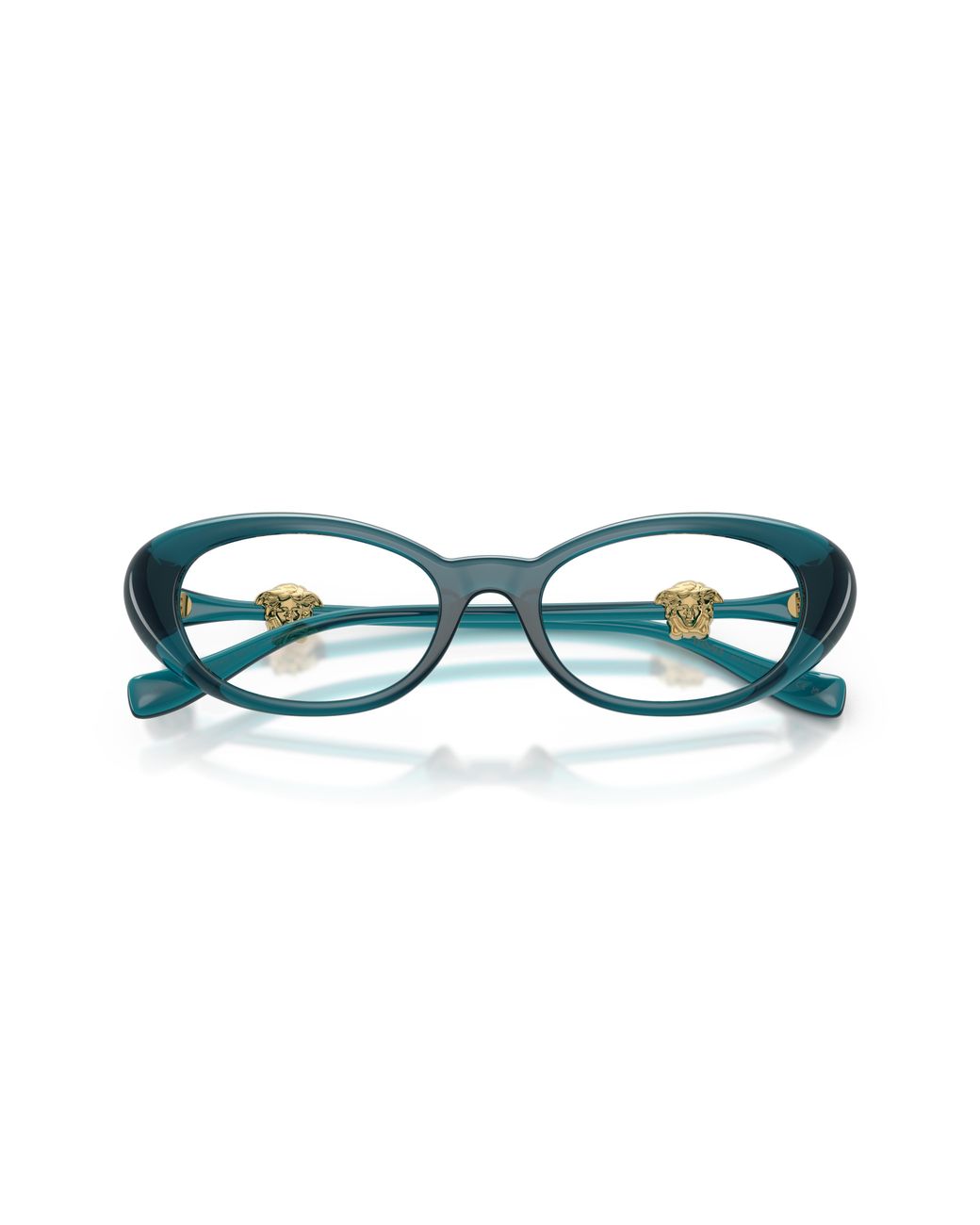 Versace Black Ve3381U 5540 Optical Frames Injected Transparent Round Normal